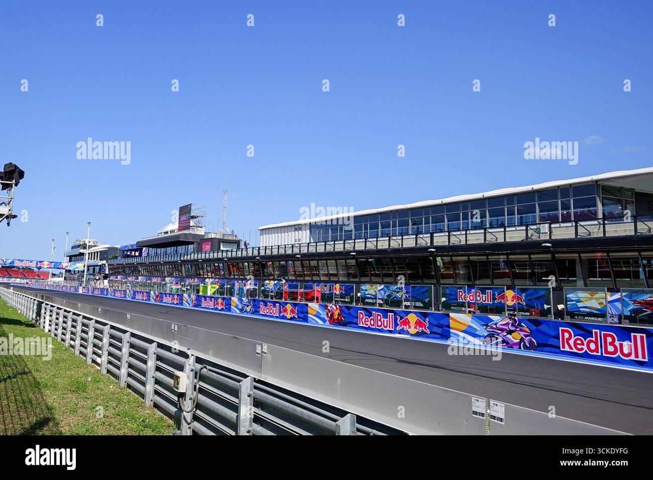 Misano Adriatico, Italie. 11 septembre 2025. Aperçu général du circuit international Marco Simoncelli avant le Grand Prix Red Bull de Saint-Marin et de la Riviera de Rimini au circuit international Marco Simoncelli le 11 septembre 2025 à Misano Adriatico, Italie. Crédit : Roberto Tommasini/Alamy Live News Banque D'Images