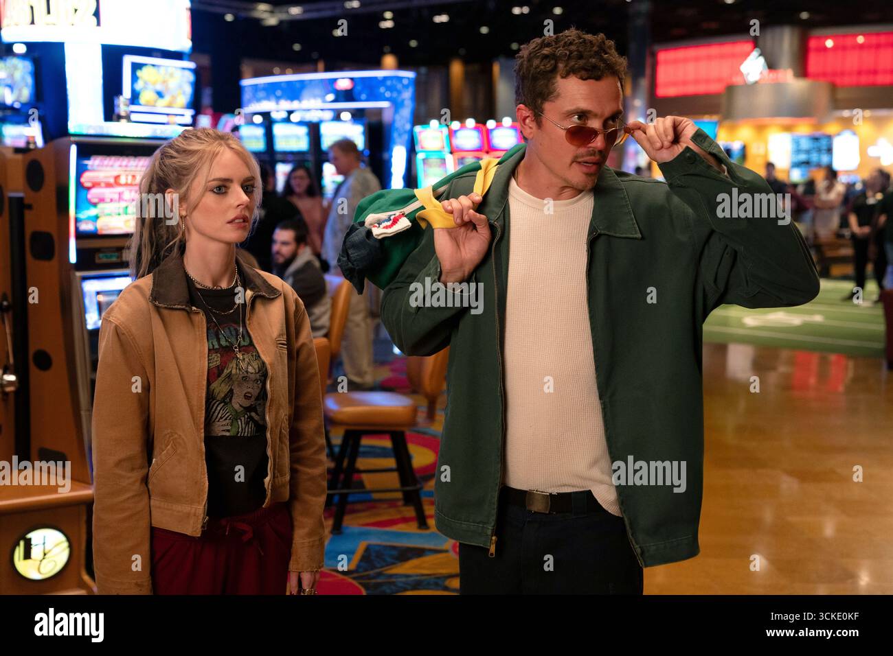 Eenie Meanie Samara Weaving & Karl Glusman Banque D'Images