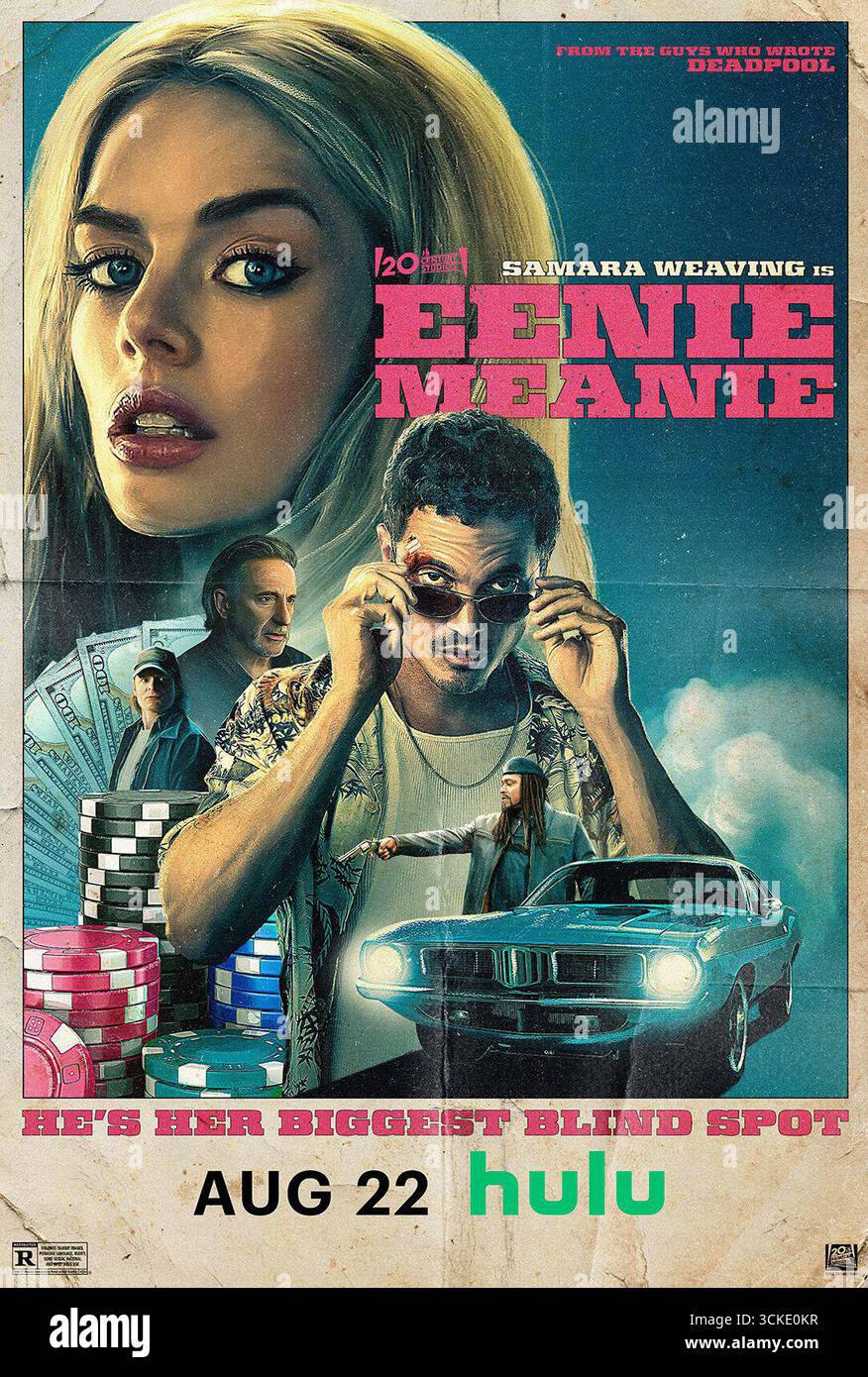Eenie Meanie affiche Samara Weaving & Karl Glusman Banque D'Images