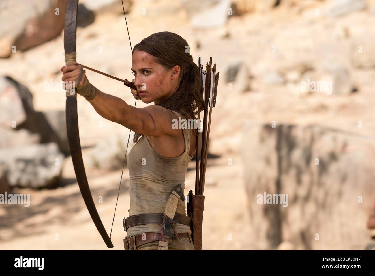 Tomb Raider Alicia Vikander Banque D'Images