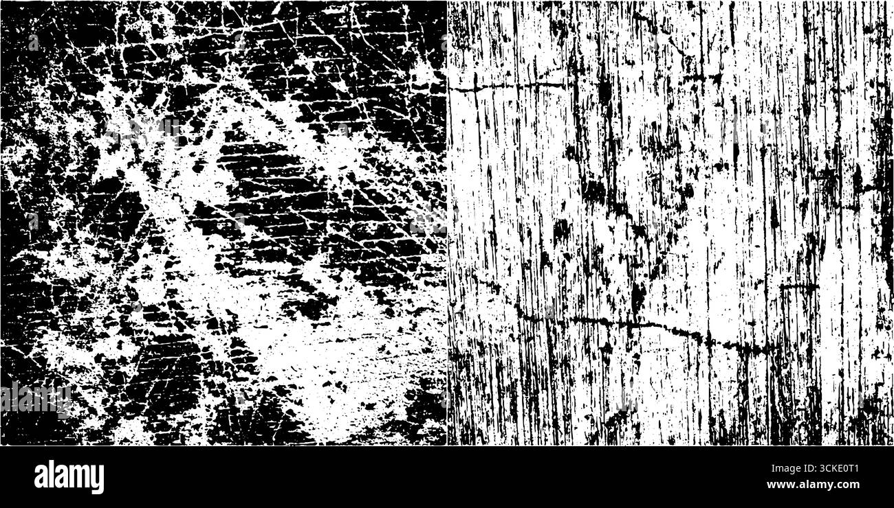 Texture de plancher en vinyle vieilli avec des lignes de frottement pour la superposition grunge et le design. Illustration de Vecteur