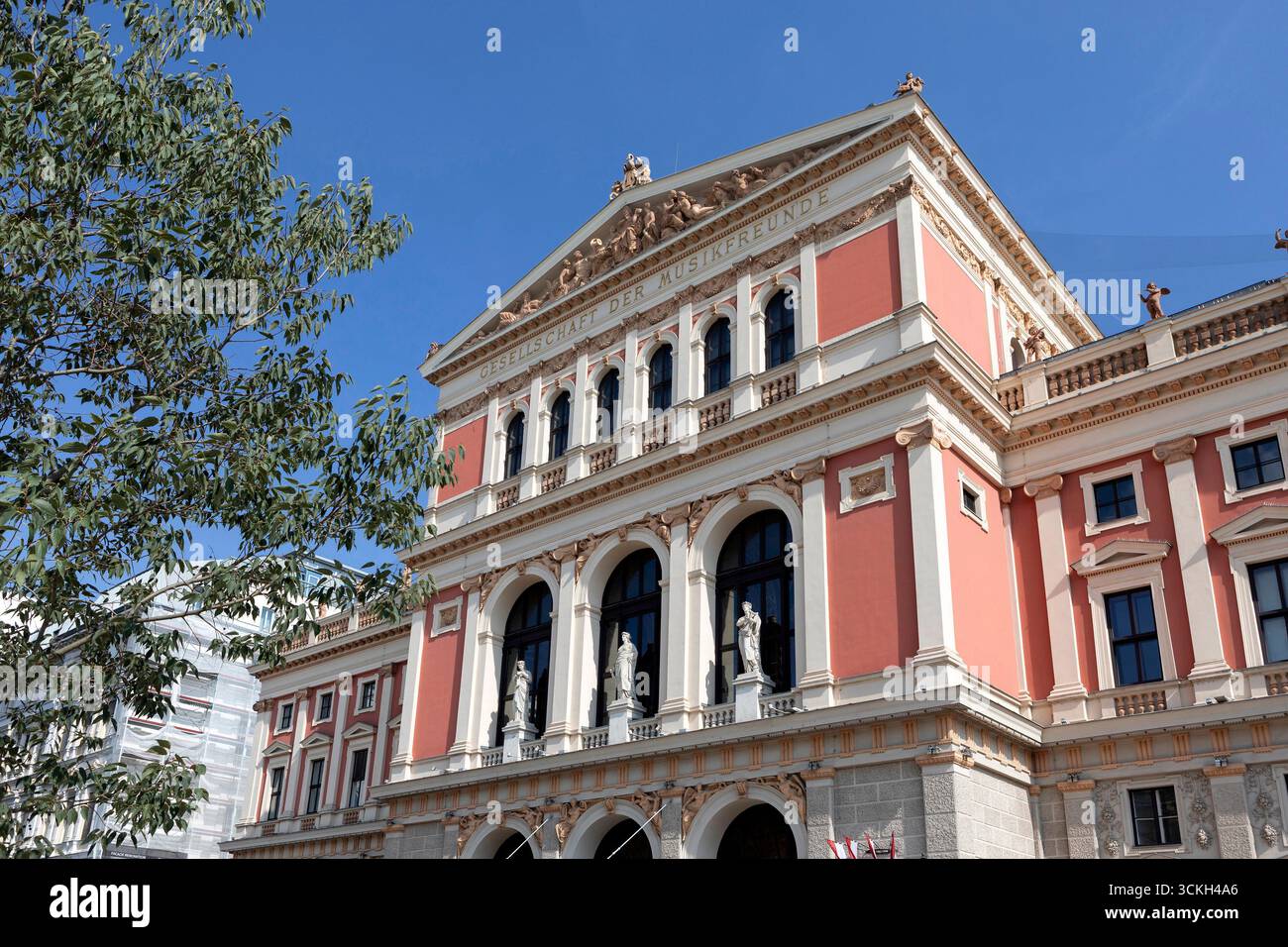 Haus des Wiener Musikvereins am Musikvereinsplatz à Wien, Österreich // Maison du Musikverein de Vienne à Musikvereinsplatz à Vienne, Autriche - 20250909 PD21939 crédit : APA-PictureDesk/Alamy Live News Banque D'Images