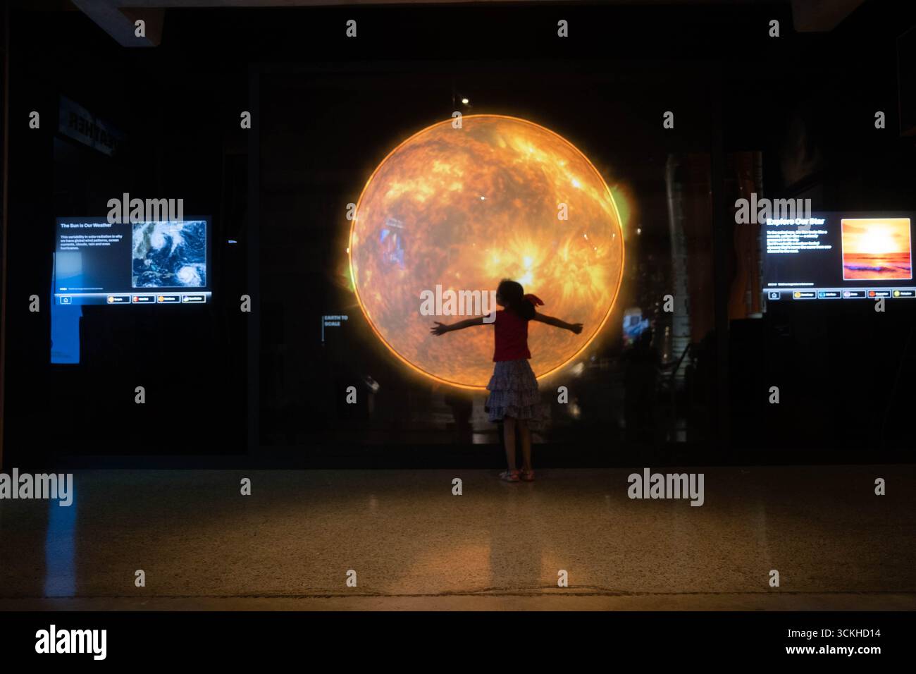 Fusée et centre spatial AMÉRICAIN, Huntsville, Alabama, États-Unis Banque D'Images