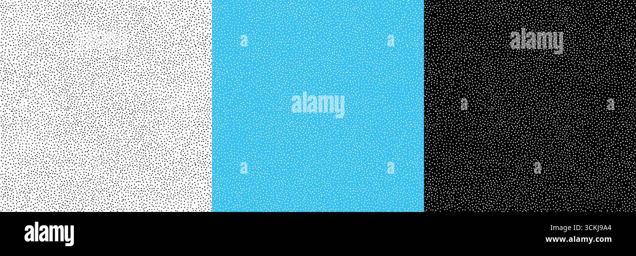 Minuscule ensemble de motifs sans couture dessinés à la main. Illustration de Vecteur