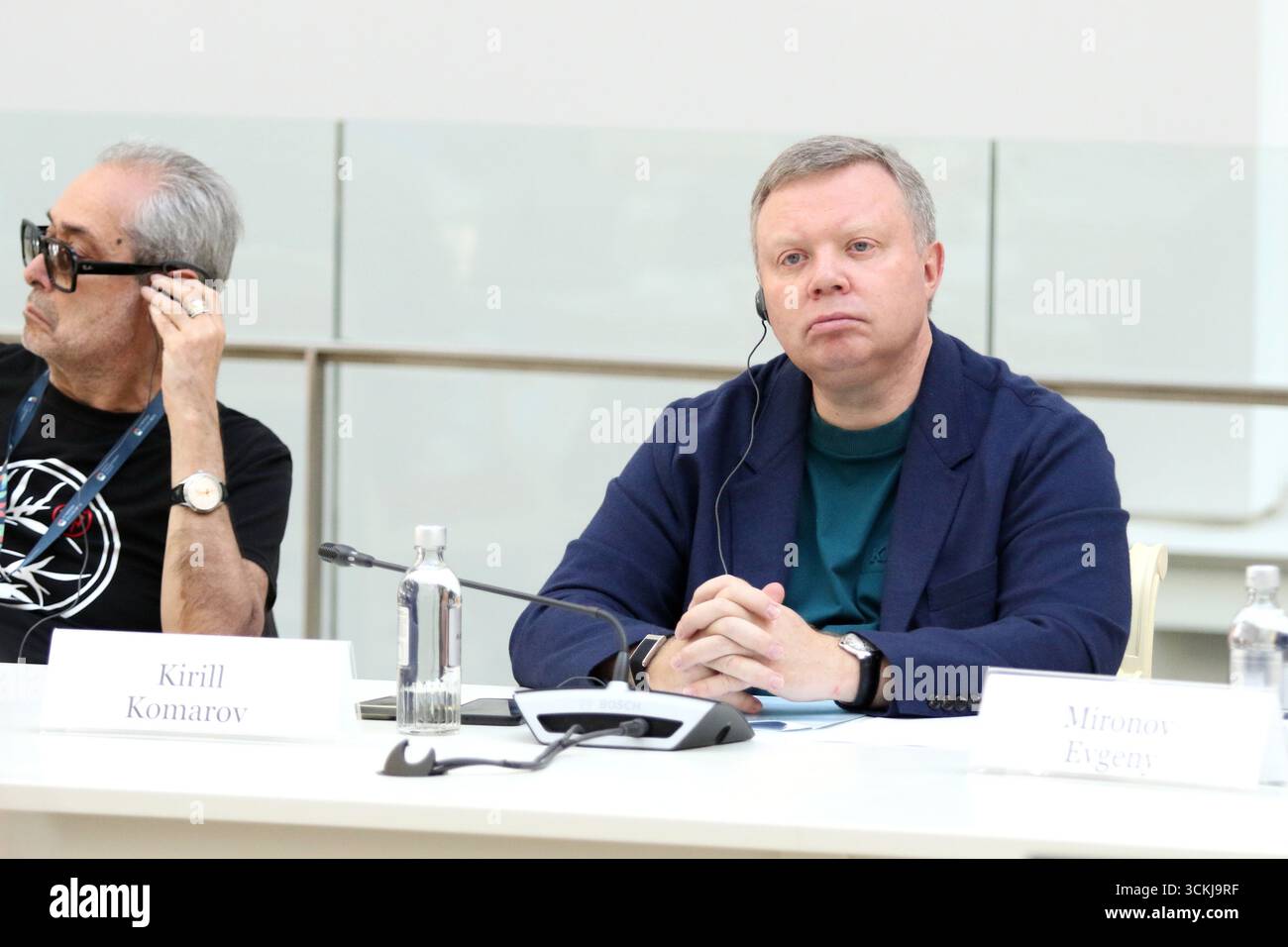 Saint-Pétersbourg, Russie. 11 septembre 2025. Kirill Komarov, premier Directeur général adjoint, Directeur de la Division du développement et des affaires internationales, Société nationale de l'énergie atomique Rosatom assiste à une session sur Un dialogue entre les théâtres de Russie, d'Asie, d'Afrique, d'Amérique du Sud et du monde arabe investir dans l'échange culturel le cadre du XI Forum international de Petersburg des cultures Unies. Crédit : SOPA images Limited/Alamy Live News Banque D'Images Saint-Pétersbourg, Russie. 11 septembre 2025. Kirill Komarov, premier Directeur général adjoint, Directeur de la Division du développement et des affaires internationales, Société nationale de l'énergie atomique Rosatom assiste à une session sur Un dialogue entre les théâtres de Russie, d'Asie, d'Afrique, d'Amérique du Sud et du monde arabe investir dans l'échange culturel le cadre du XI Forum international de Petersburg des cultures Unies. Crédit : SOPA images Limited/Alamy Live News Banque D'Images