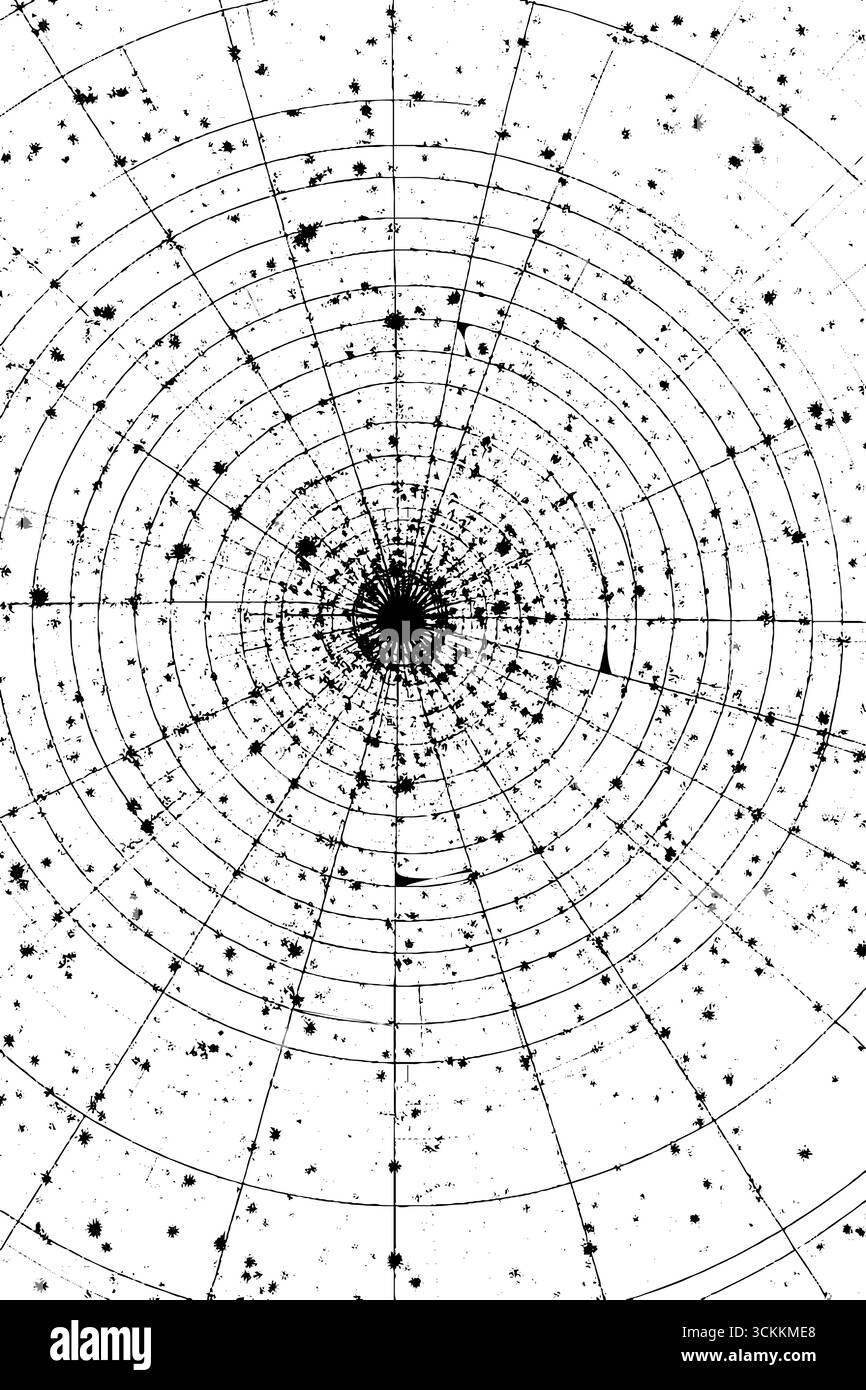 Motif abstrait de cercle concentrique noir et blanc avec effet texturé pour le design. Illustration de Vecteur Motif abstrait de cercle concentrique noir et blanc avec effet texturé pour le design. Illustration de Vecteur