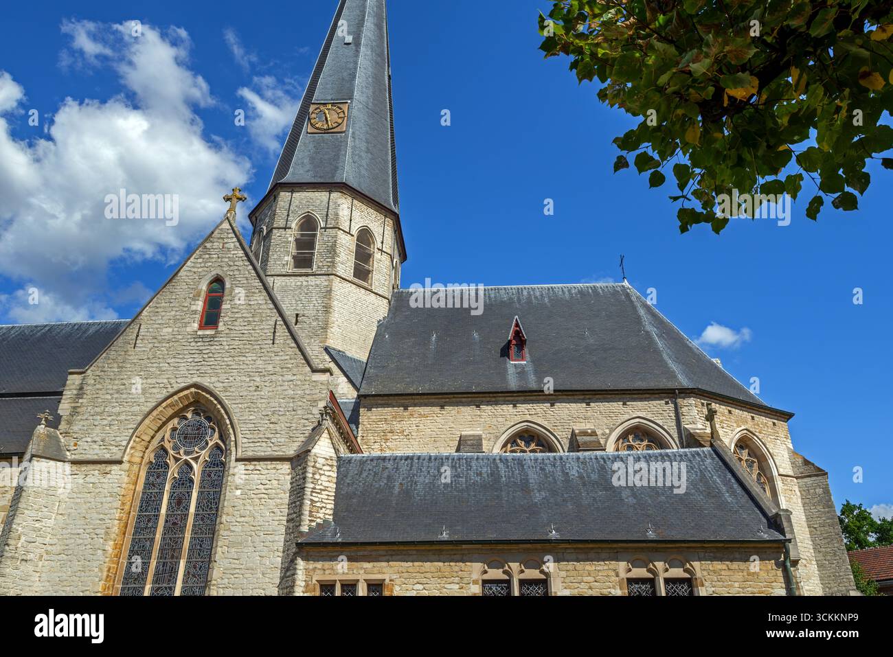 Saint-Petruskerk / Église Saint-Pierre dans le village Bazel près de Kruibeke, Flandre orientale, Belgique Banque D'Images