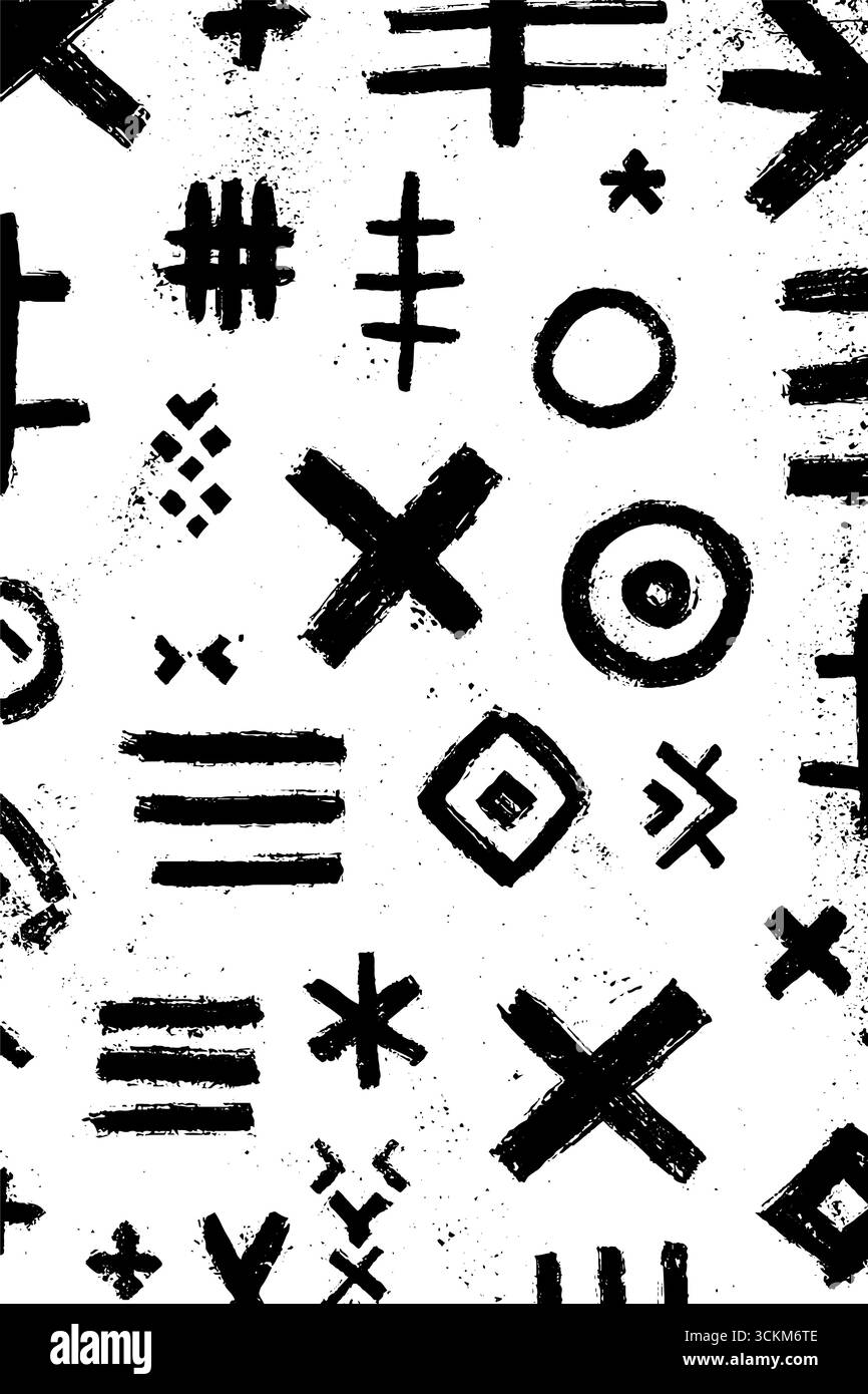 Le rituel abstrait marque le fond de modèle pour la conception créative. Illustration de Vecteur