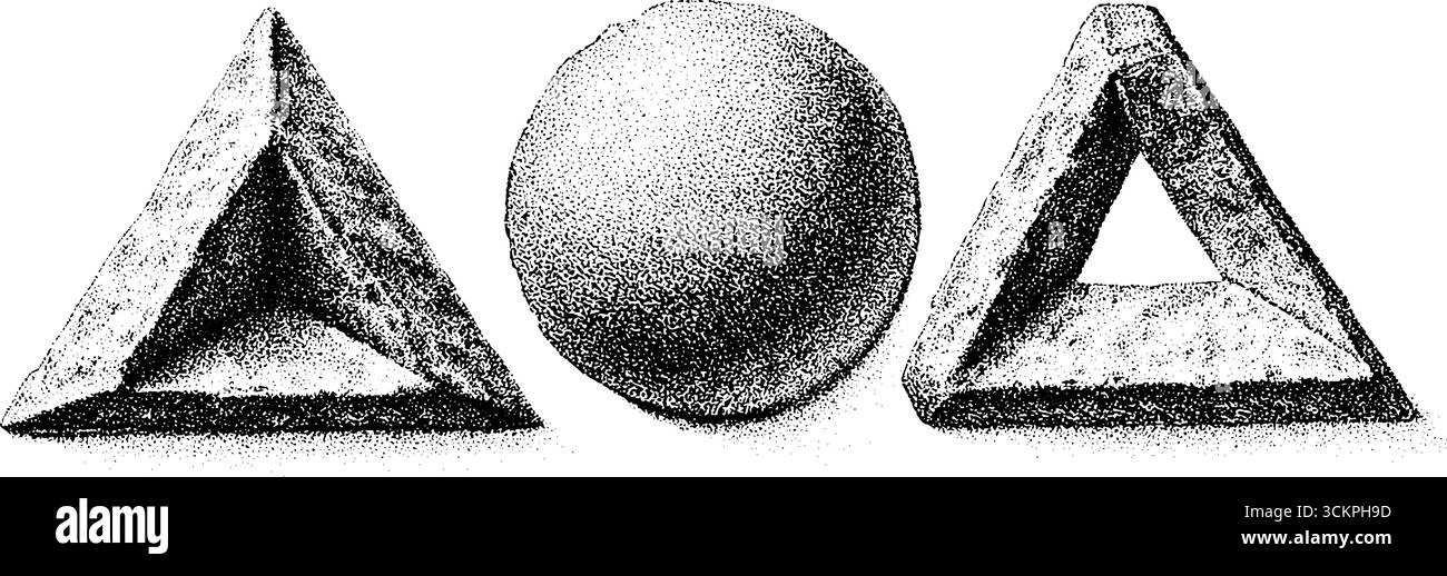 Confettis géométriques avec des formes triangulaires, circulaires et rectangulaires pour des projets créatifs. Illustration de Vecteur