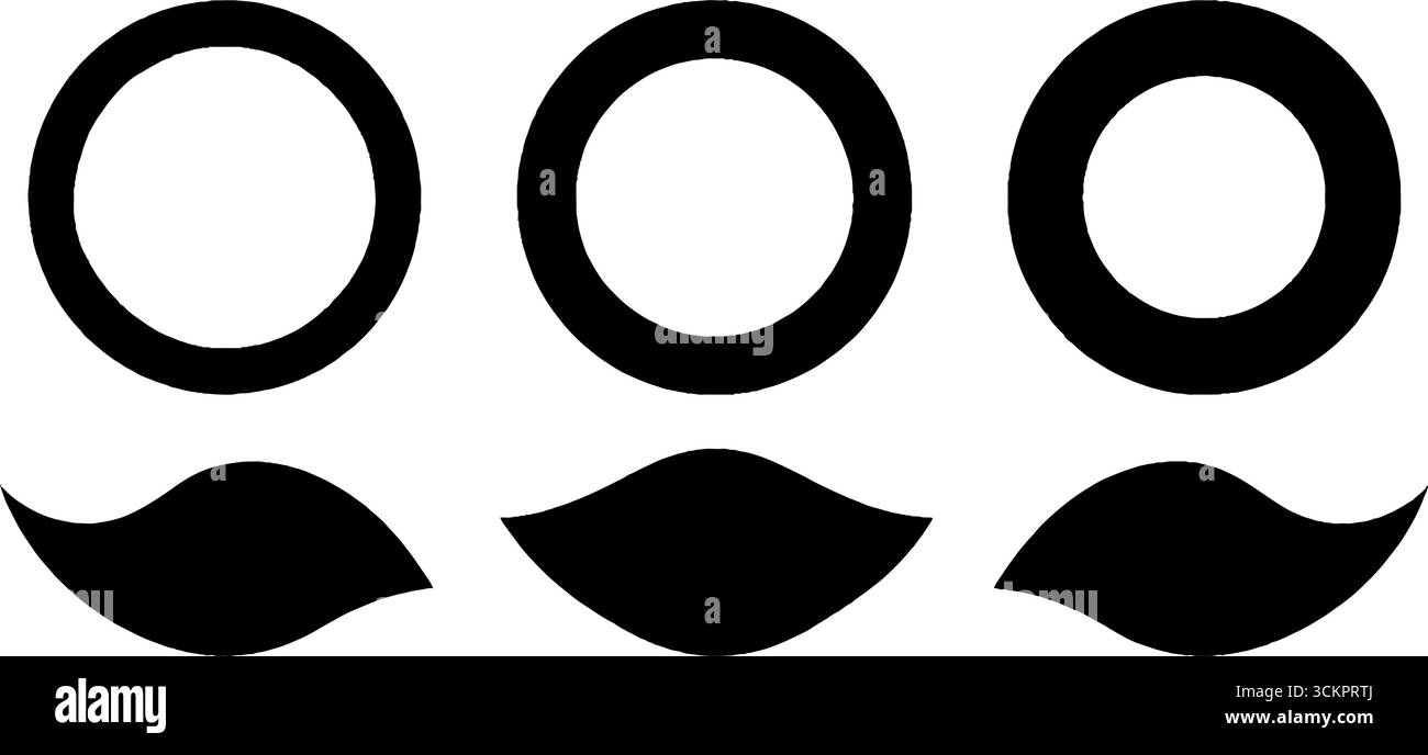 Conception conceptuelle abstraite avec des cercles flottants et des arcs d'onde dans un style minimaliste. Illustration de Vecteur