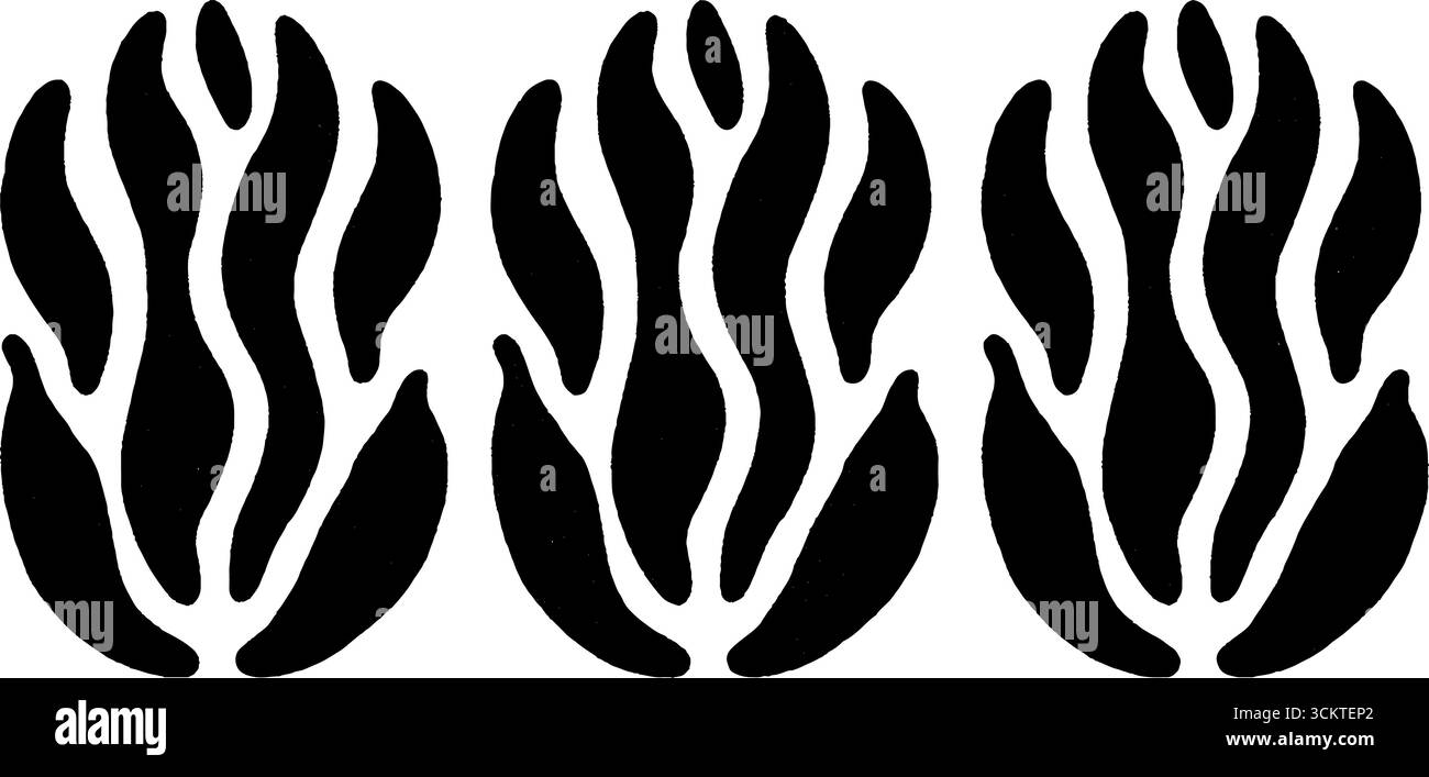 Patte mythique cerberus et chaîne avec design de flamme noire pour la décoration mythologique. Illustration de Vecteur