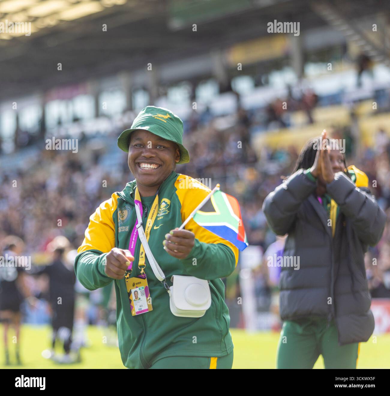 New Zealand Women v South Africa Women femmes Rugby World Cup Quarter finals Sandy Park Exeter Saturday13,September,2025Sandy Park ,Copyright Martin Edwards/Alamy Live News tous droits réservés. Image protégée par les lois internationales sur les droits d'auteur Banque D'Images