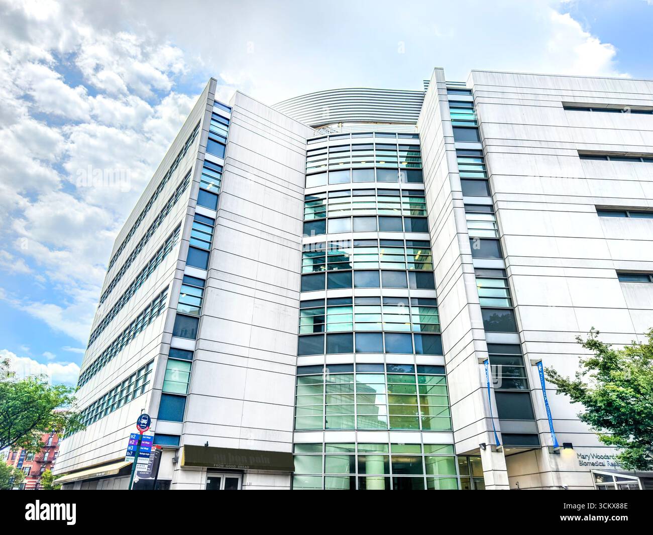Mary Woodard Lasker Biomedical Research Building, extérieur du bâtiment, New York-Presbyterian Hospital/Columbia University Irving Medical Center, 3960 br Banque D'Images
