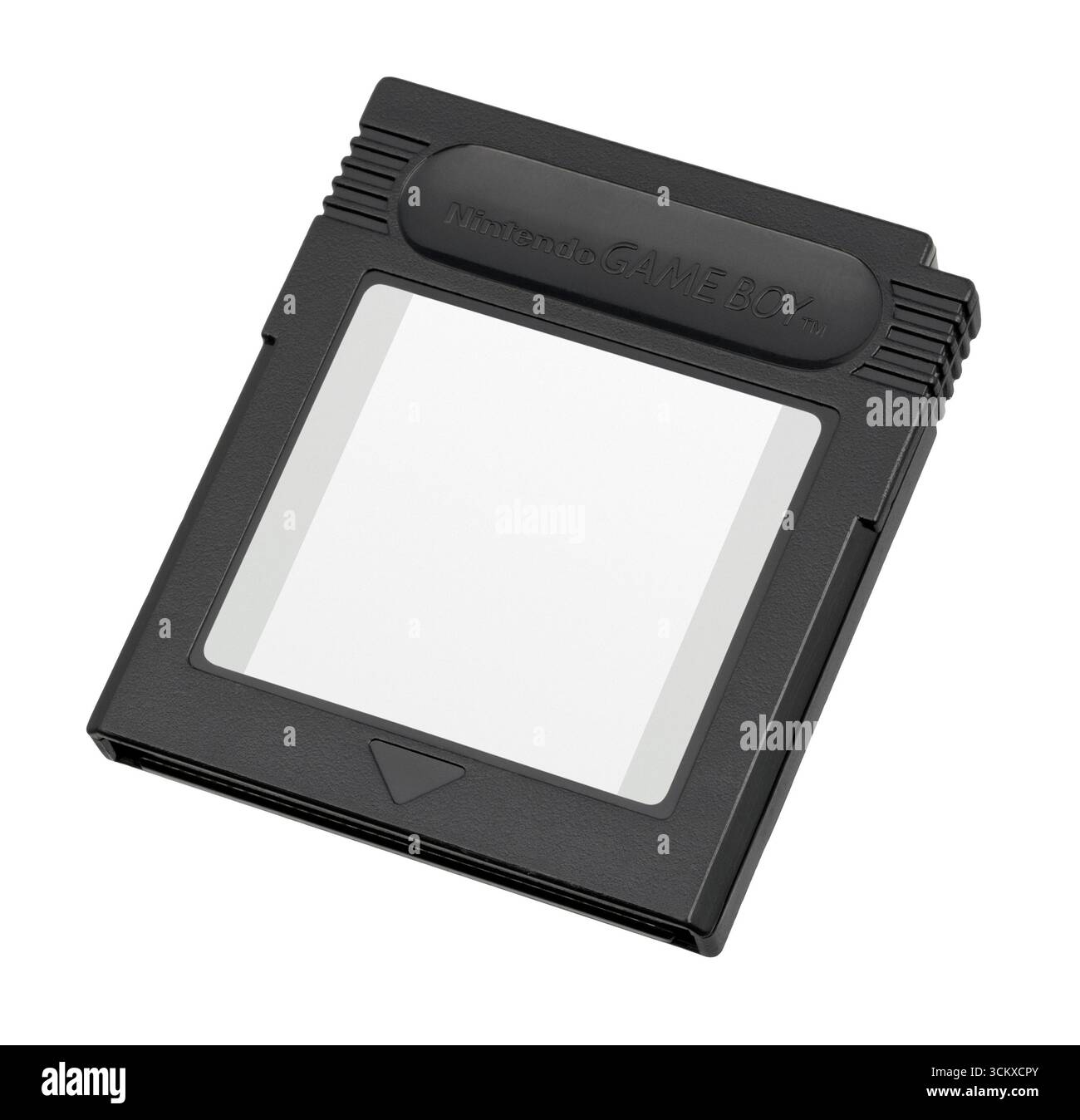 Cartouche vide pour Nintendo Game Boy. Il s'agit d'une version noire, qui a été utilisée pour les titres Game-Boy-Color-Enhanced. Banque D'Images Cartouche vide pour Nintendo Game Boy. Il s'agit d'une version noire, qui a été utilisée pour les titres Game-Boy-Color-Enhanced. Banque D'Images