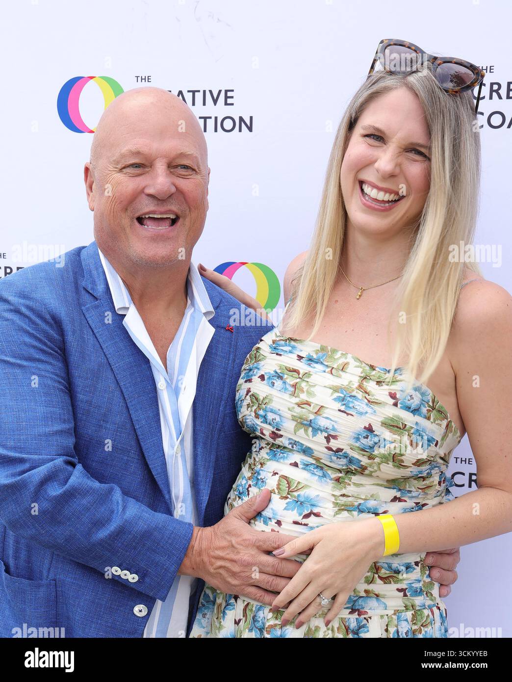 13 septembre 2025 . West Hollywood, Californie - Michael Chiklis et Autumn Chiklis lors de la 11e cérémonie annuelle de remise des prix humanitaires de la Coalition créative, qui s'est tenue à la Vidiots Foundation - Craig's Restaurant à West Hollywood. (Crédit image : © FS/AdMedia via ZUMA Press Wire) USAGE ÉDITORIAL SEULEMENT ! Non destiné à UN USAGE commercial ! Banque D'Images