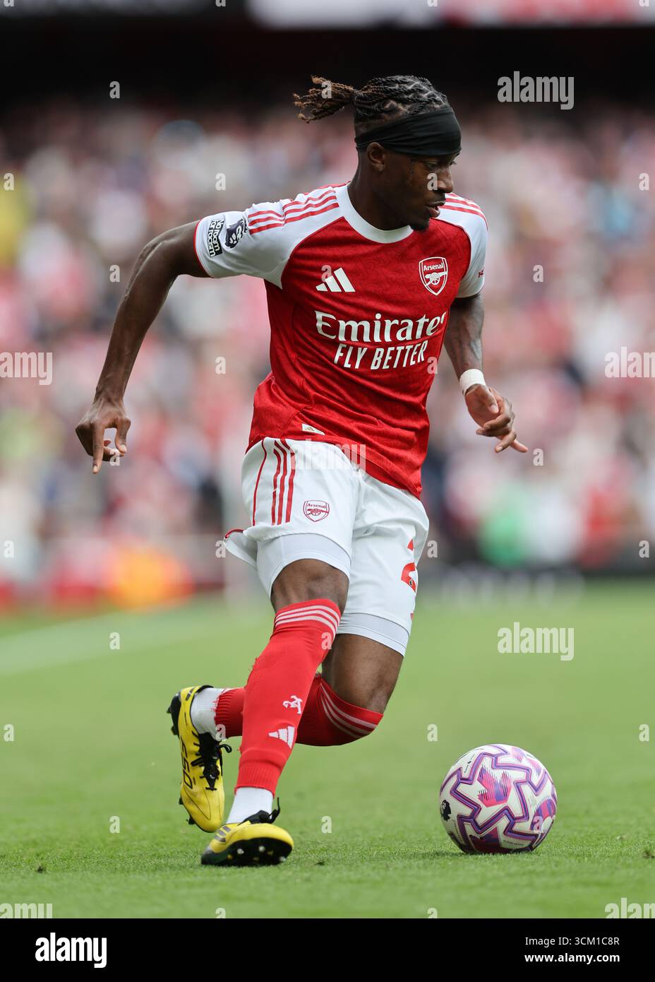 Londres, Royaume-Uni. 13 septembre 2025. Noni Madueke d'Arsenal lors du match Arsenal vs Nottingham Forest premier League à l'Emirates Stadium, Londres. Le crédit photo devrait se lire comme suit : David Klein/Sportimage crédit : Sportimage Ltd/Alamy Live News Banque D'Images