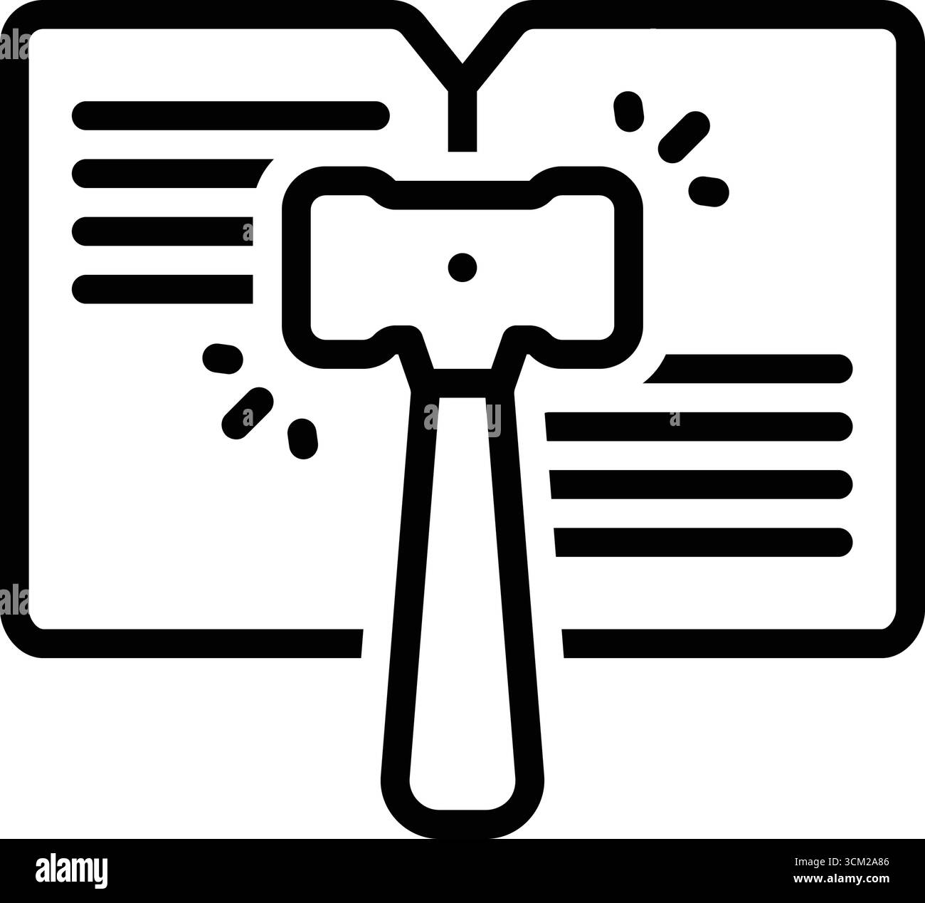 Icône pour code de conduite, code Illustration de Vecteur