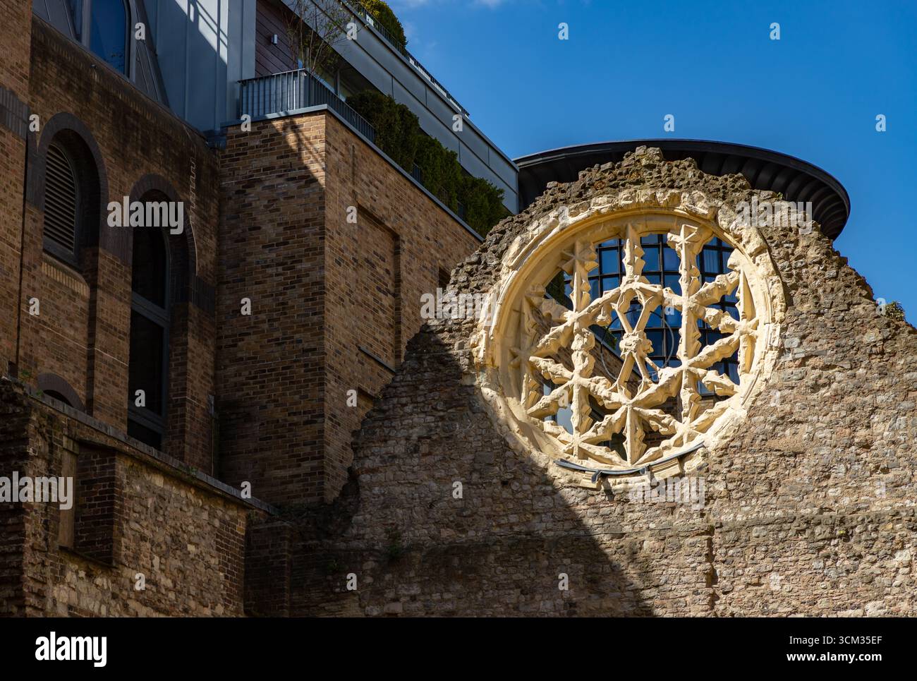 Une photo du Winchester Palace, à Londres. Banque D'Images