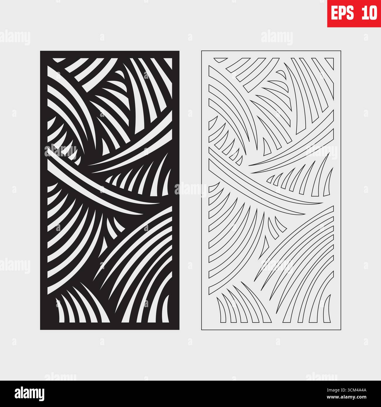 Conception, conception Jali pour graphique et contreplaqué, partition, feuille de mousse de conception de routeur CNC, découpe de machine acrylique et CNC, fichier EPS. vecteur Illustration de Vecteur