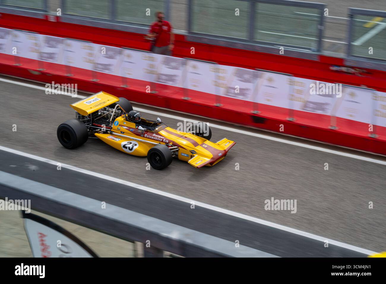 Imola, Italie. 14 septembre 2025. MARS 701 dans la fosse pendant le 9° Historic Minardi Day, Historical Motors à Imola, Italie, 14 septembre 2025 crédit : Agence photo indépendante/Alamy Live News Banque D'Images