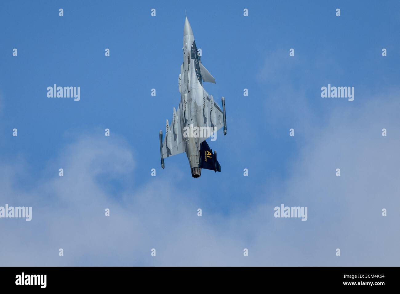 Saab JAS 39E Gripen, aéroporté au Royal International Air Tattoo 2025. Banque D'Images