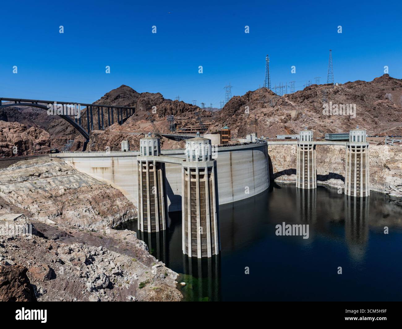 Hoover Damm Airzone, Nevada, États-Unis Banque D'Images