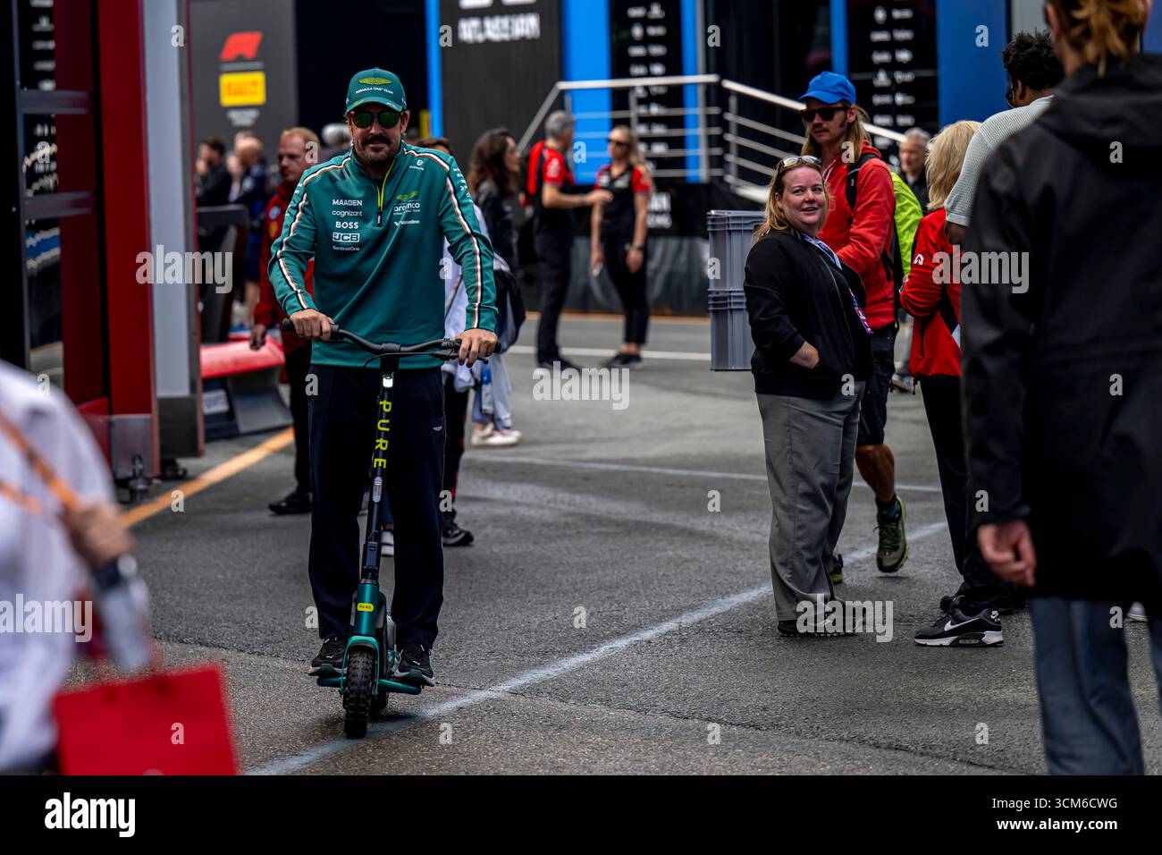 Zandvoort, pays-Bas, 31 août 2025, Fernando Alonso, espagnol, concourt pour l'Aston Martin F1. La journée du Grand Prix des pays-Bas 2025, qui a lieu à Zandvoort, aux pays-Bas. Crédit : Michael Potts/Alamy Live News Banque D'Images