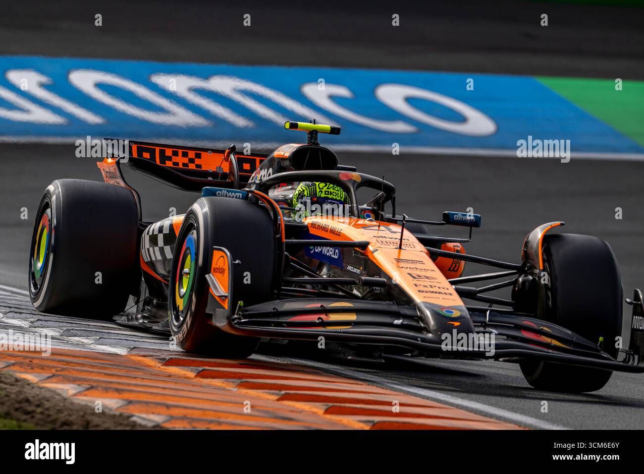 Zandvoort, pays-Bas, 31 août 2025, Lando Norris, du Royaume-Uni, concourt pour McLaren F1. La journée du Grand Prix des pays-Bas 2025, qui a lieu à Zandvoort, aux pays-Bas. Crédit : Michael Potts/Alamy Live News Banque D'Images