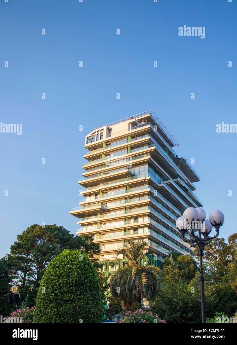 Plan de la façade du bâtiment moderne Banque D'Images