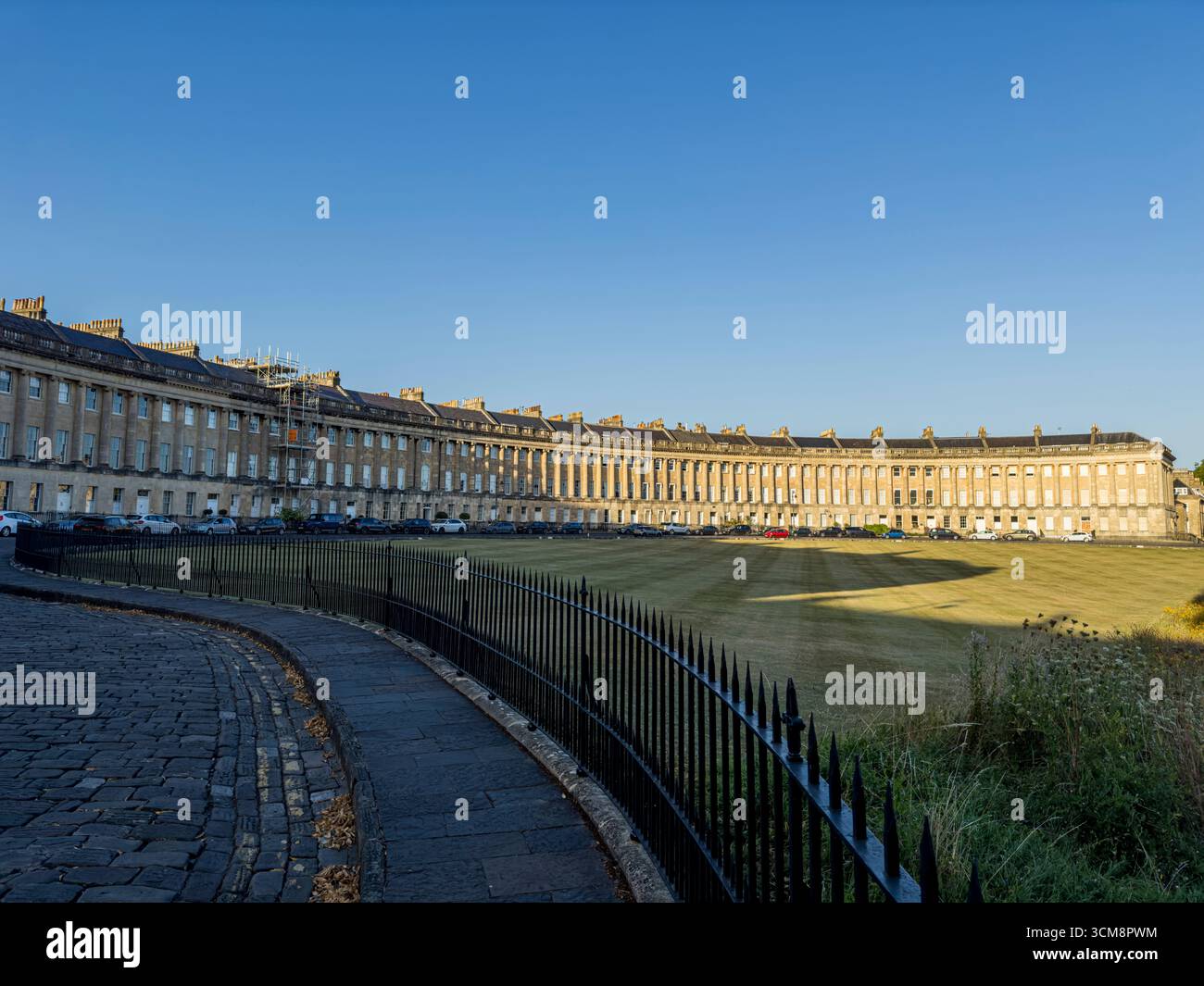 Royal Crescent à Bath, en Angleterre. Banque D'Images