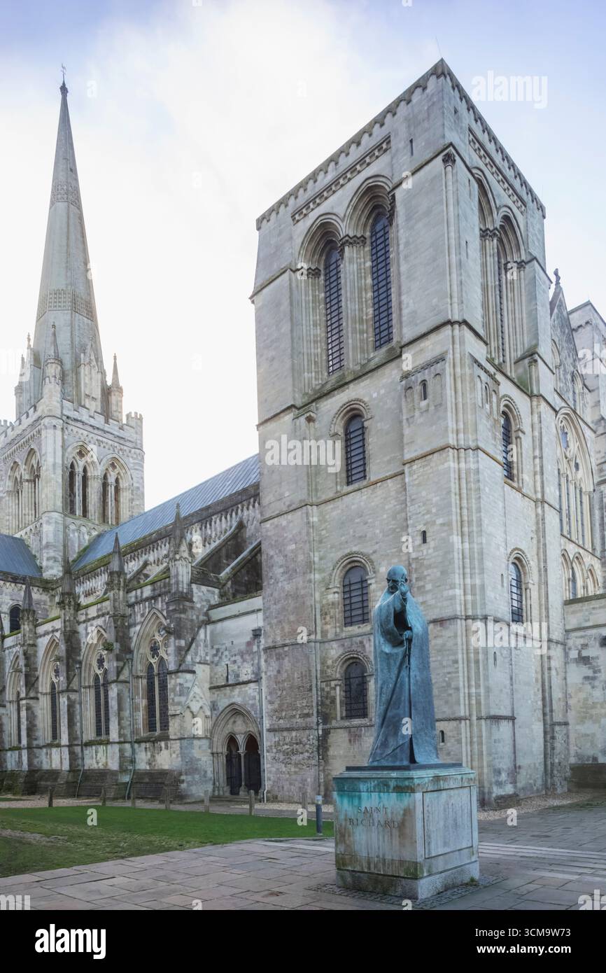 Angleterre, Sussex, Sussex de l'Ouest, Chichester, Cathédrale de Chichester Banque D'Images