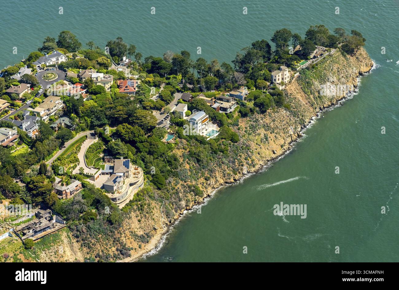 Peninsula point, vivre sur la péninsule, villas, péninsule Belvedere Tiburon, San Francisco Bay Area, États-Unis d'Amérique, Californie, États-Unis, Belv Banque D'Images