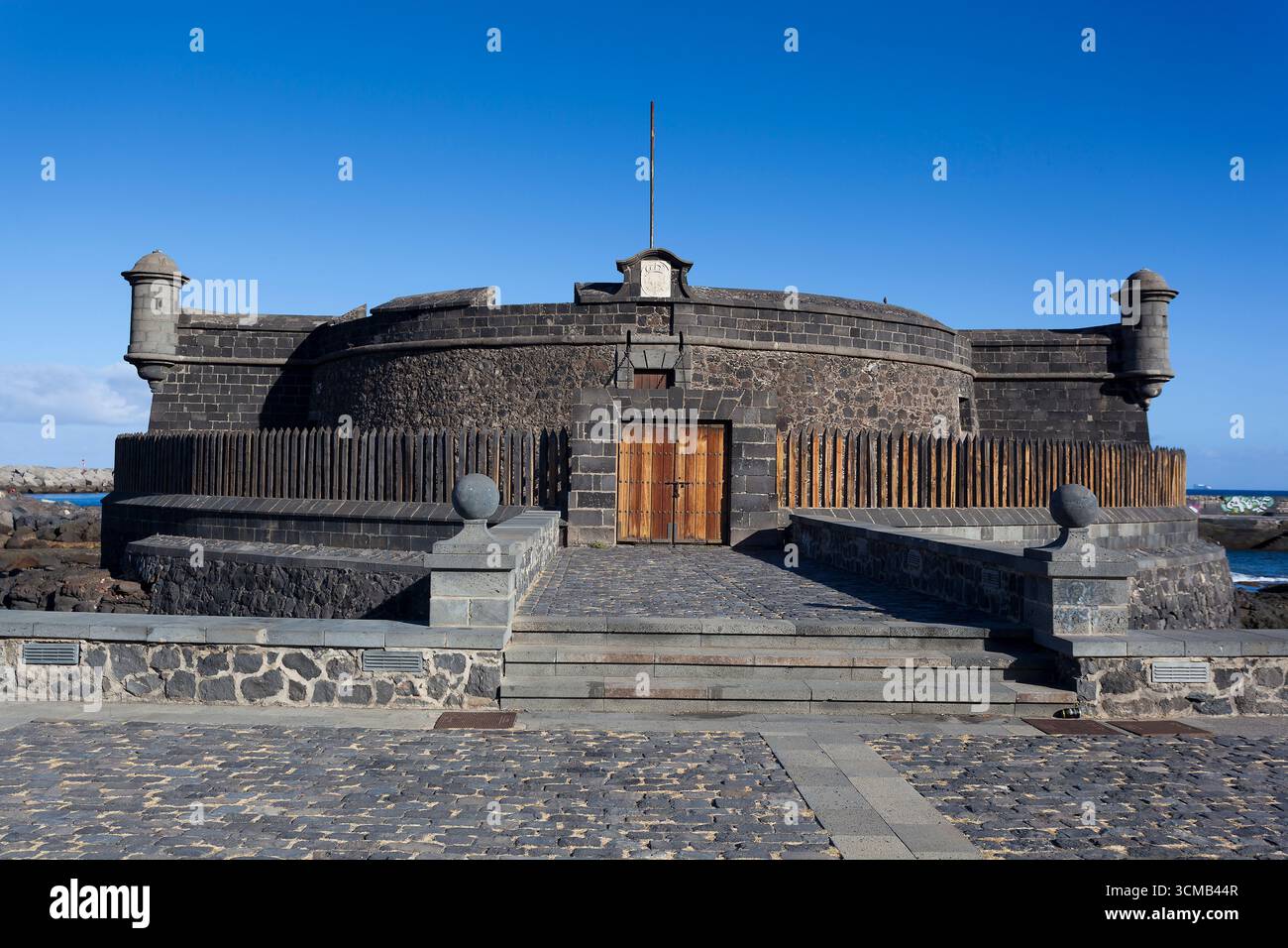 Château San Juan Bautista, Santa Cruz de Tenerife, île de Tenerife, Espagne Banque D'Images