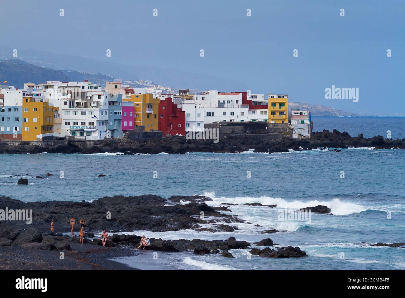 Punta Brava district, Puerto Cruz, île de Tenerife, Espagne Banque D'Images