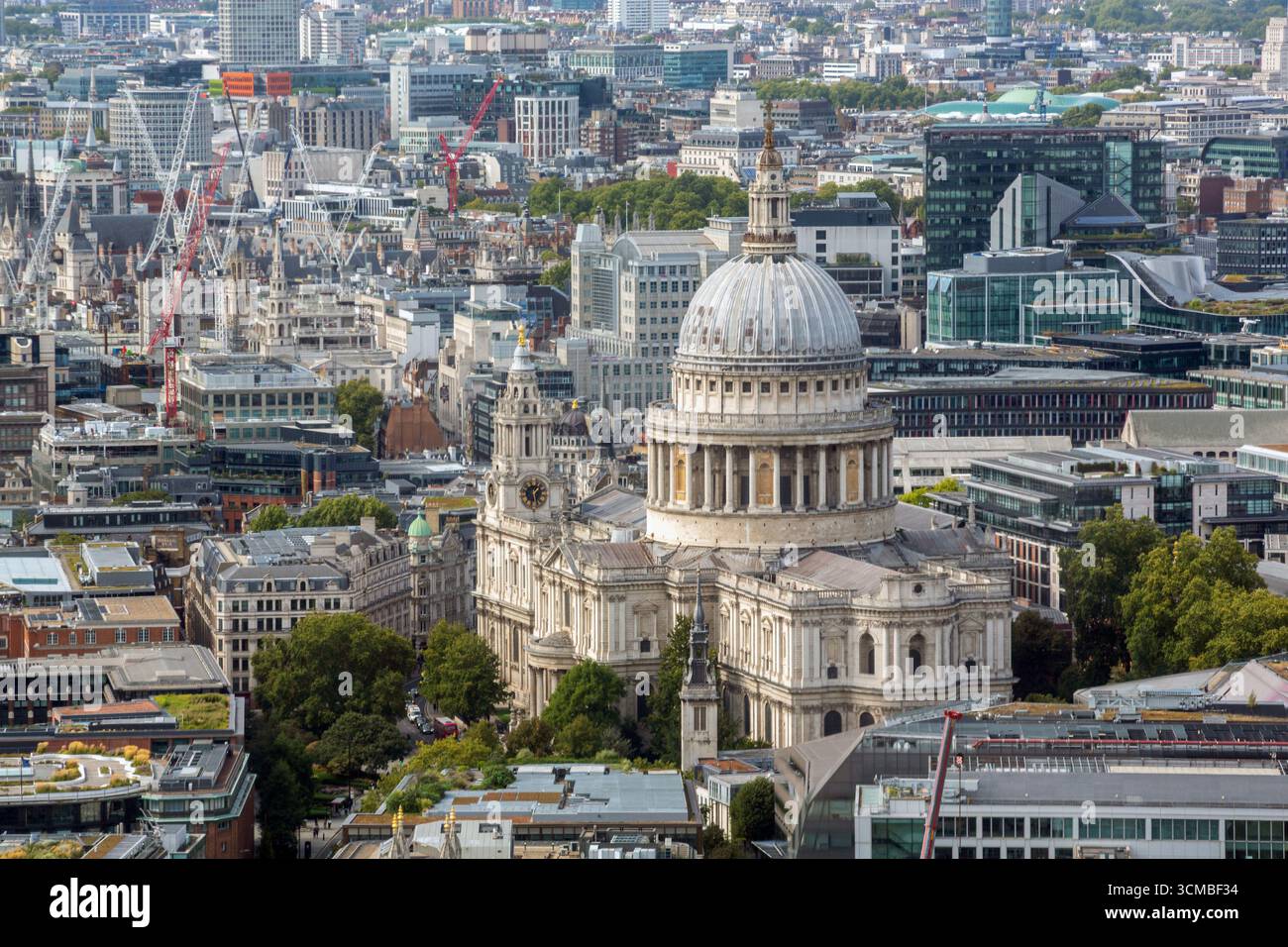 Horizon de Londres avec la cathédrale Saint-Paul, Londres, Royaume-Uni Banque D'Images