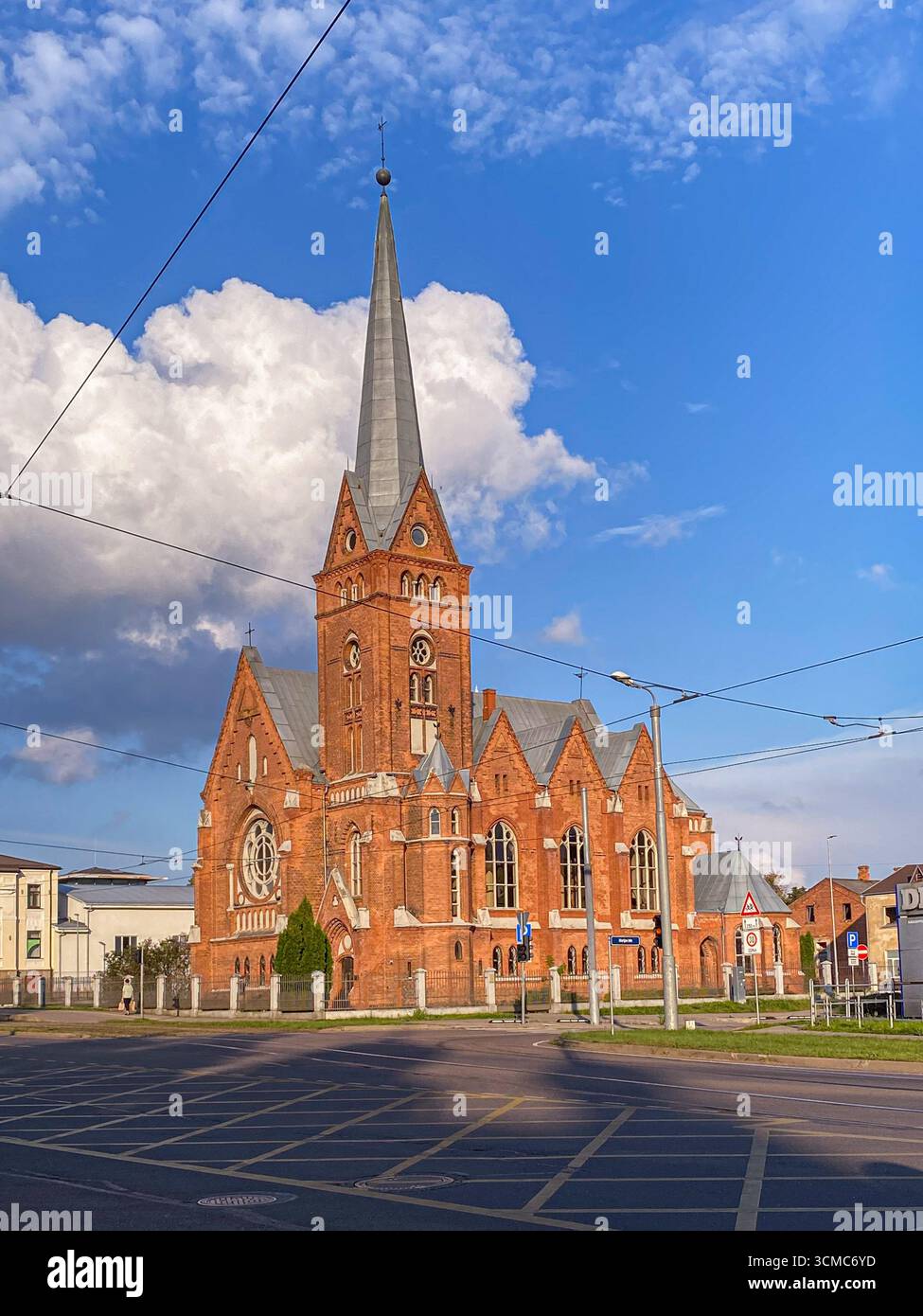 Cathédrale Martin Luther à Daugavpils, Lettonie. Temple religieux historique Banque D'Images