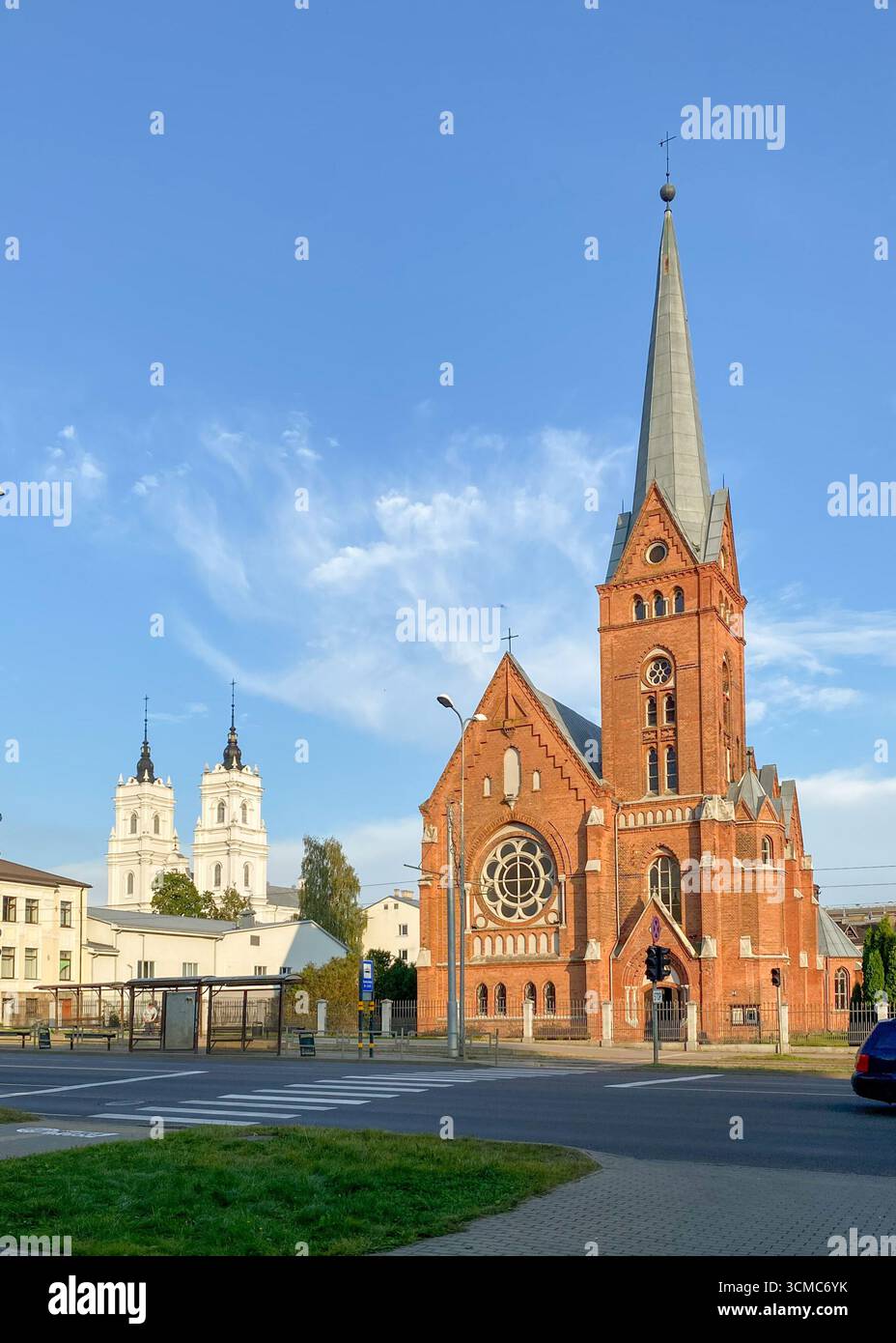 Cathédrale Martin Luther à Daugavpils, Lettonie. Temple religieux historique Banque D'Images