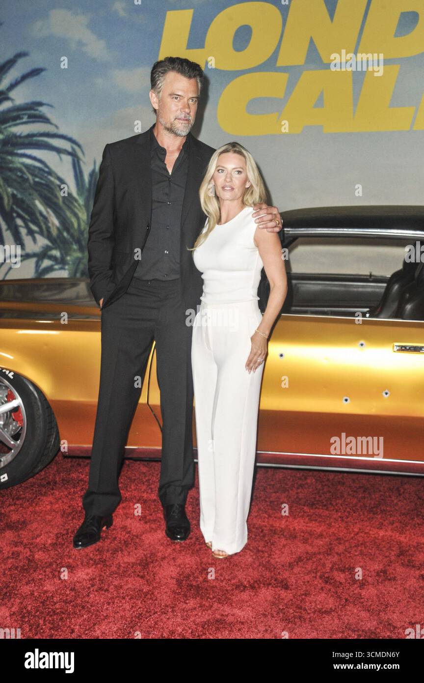 CA. 15 septembre 2025. Josh Duhamel, Elisha Cuthbert aux arrivées pour LONDRES CALLING Premiere, Harmony Gold Theater, Los Angeles, CA, 15 septembre, 2025. crédit : Elizabeth Goodenough/Everett Collection/Alamy Live News Banque D'Images