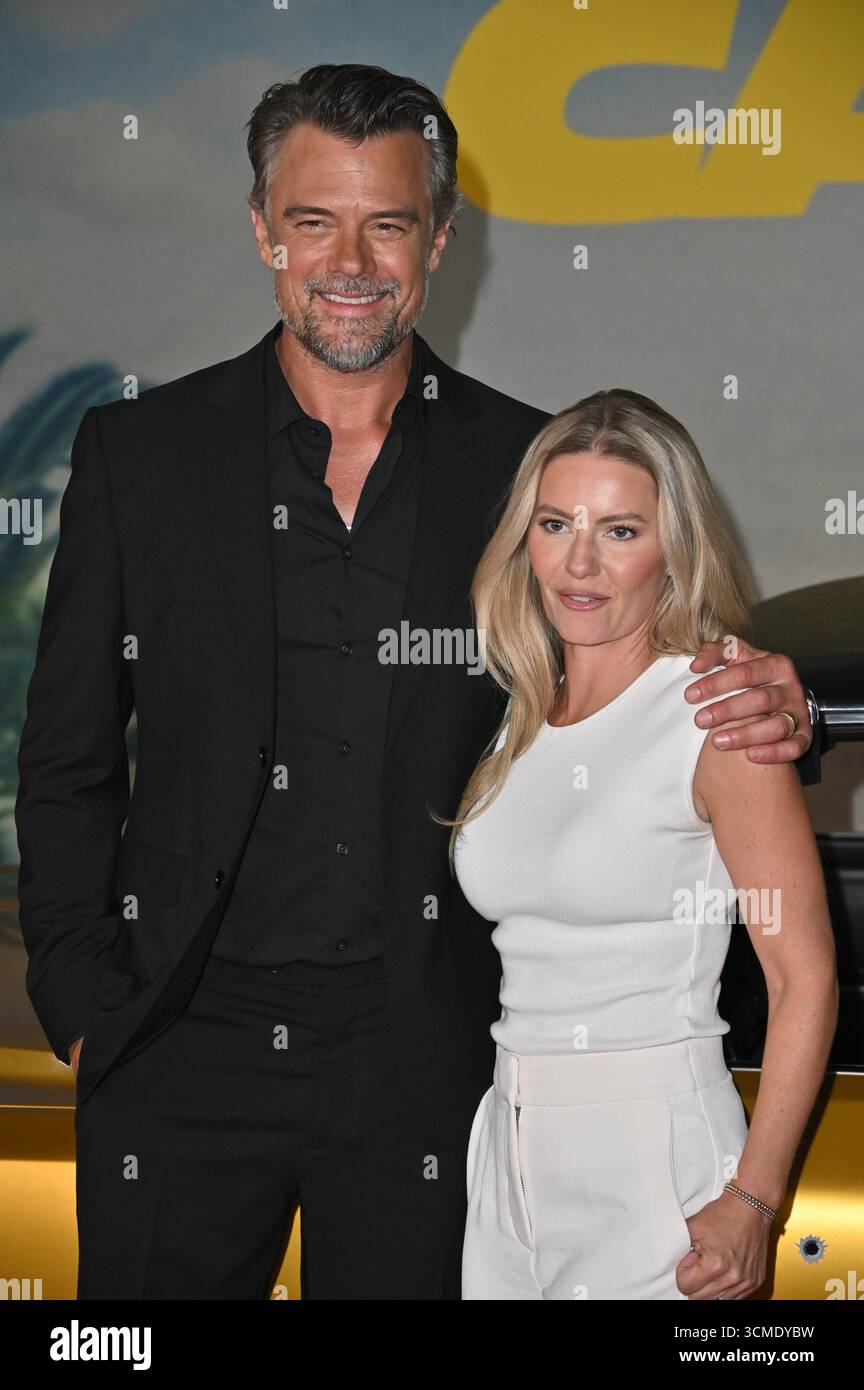 CA. 15 septembre 2025. Josh Duhamel, Elisha Cuthbert aux arrivées pour LONDRES CALLING Premiere, Harmony Gold Theater, Los Angeles, CA, 15 septembre, 2025. crédit : Michael Mattes/Everett Collection/Alamy Live News Banque D'Images