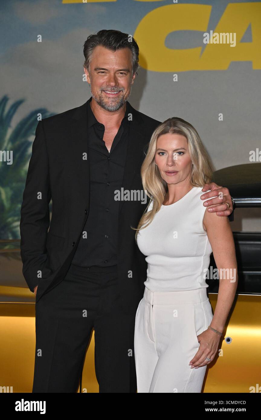 CA. 15 septembre 2025. Josh Duhamel, Elisha Cuthbert aux arrivées pour LONDRES CALLING Premiere, Harmony Gold Theater, Los Angeles, CA, 15 septembre, 2025. crédit : Michael Mattes/Everett Collection/Alamy Live News Banque D'Images