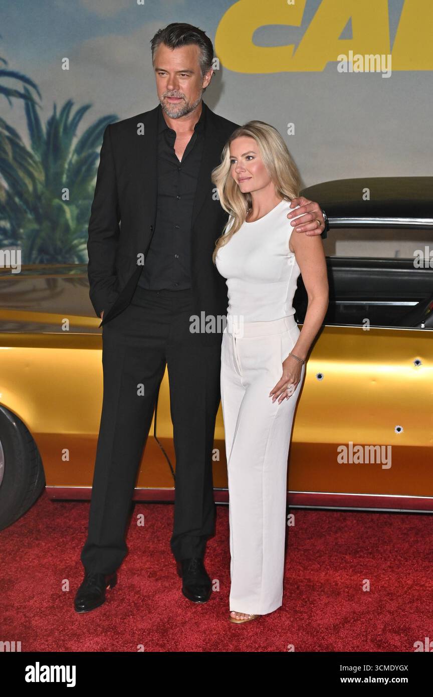 CA. 15 septembre 2025. Josh Duhamel, Elisha Cuthbert aux arrivées pour LONDRES CALLING Premiere, Harmony Gold Theater, Los Angeles, CA, 15 septembre, 2025. crédit : Michael Mattes/Everett Collection/Alamy Live News Banque D'Images