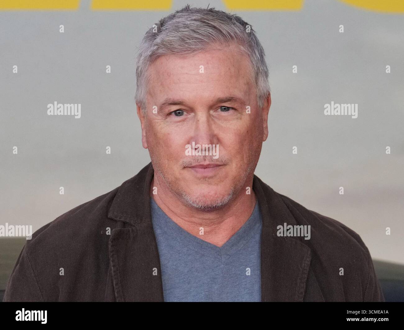 Los Angeles, États-Unis. 15 septembre 2025. Lochlyn Munro arrive au LONDON CALLING Los Angeles Premiere qui a eu lieu à l'Harmony Gold à Los Angeles, CA le lundi, ?septembre 15, 2025. (Photo de Sthanlee B. Mirador/Sipa USA) crédit : Sipa USA/Alamy Live News Banque D'Images