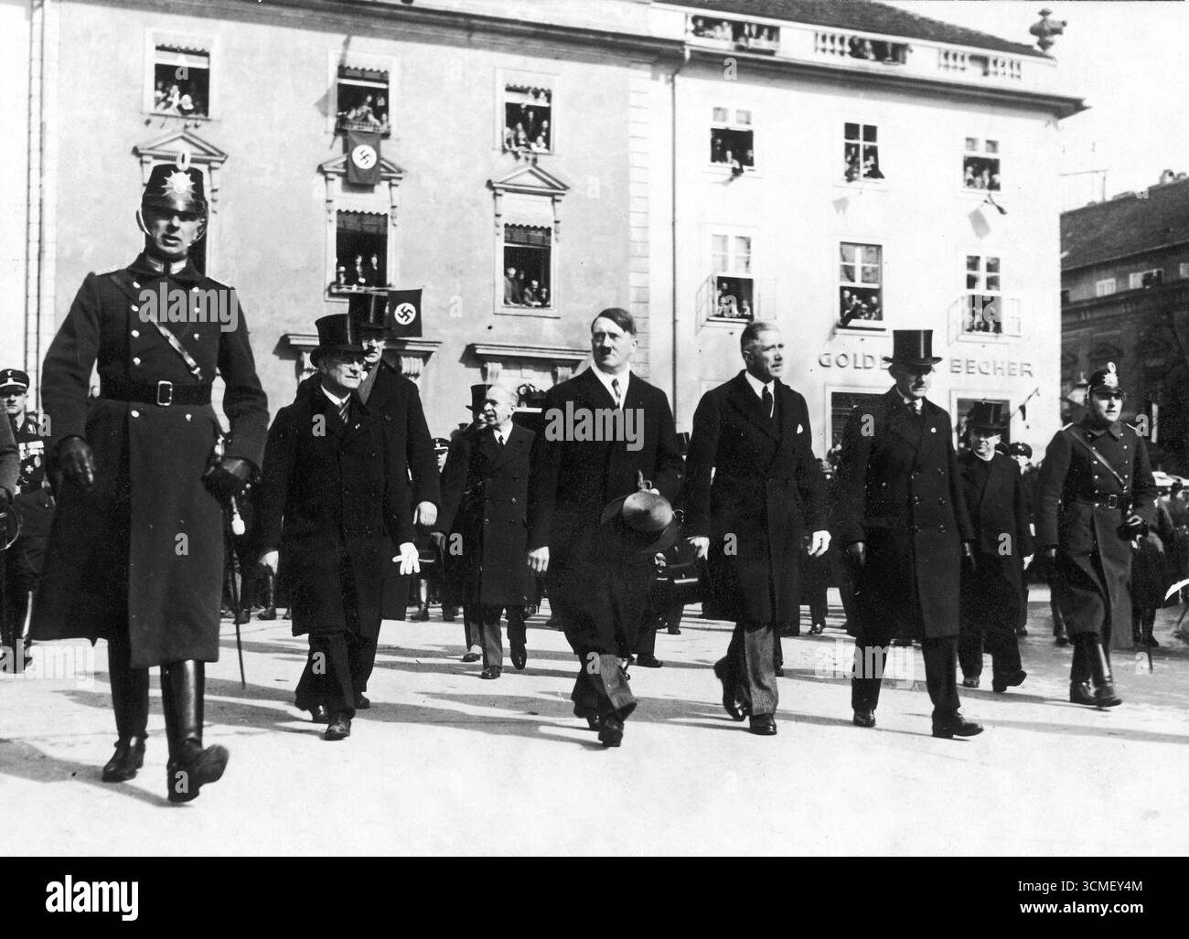 Adolf Hitler à l'ouverture du Reichstag, jour de Potsdam, le 21 mars 1933 Banque D'Images