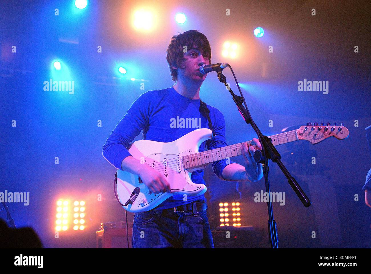 Arctic Monkeys participe à la tournée Shockwave NME Awards à Cardiff, le 11 février 2006 Banque D'Images Arctic Monkeys participe à la tournée Shockwave NME Awards à Cardiff, le 11 février 2006 Banque D'Images