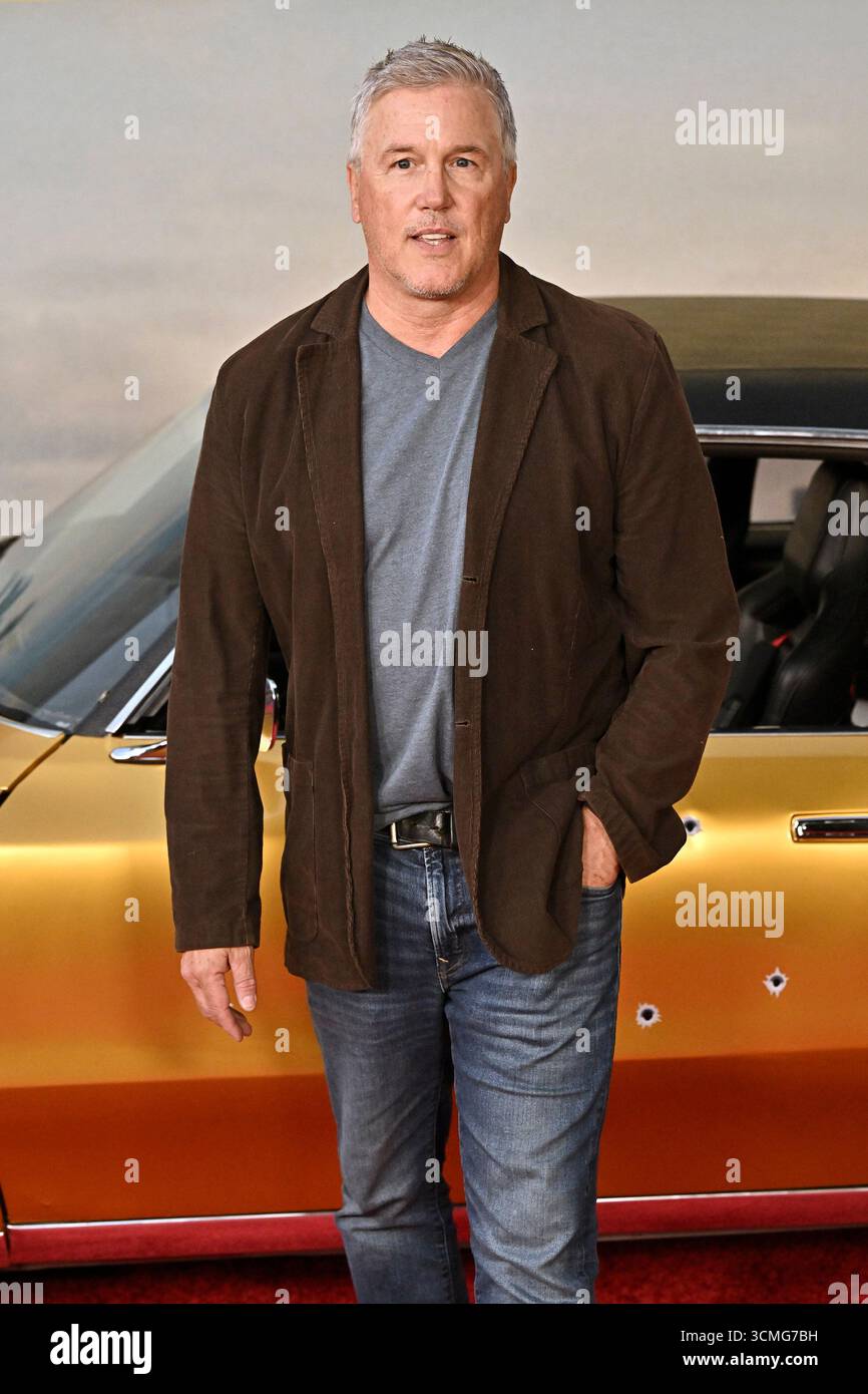Lochlyn Munro BEI der Premiere des Kinofilms 'London Calling' im Harmony Gold. Los Angeles, 15.09.2025 Banque D'Images