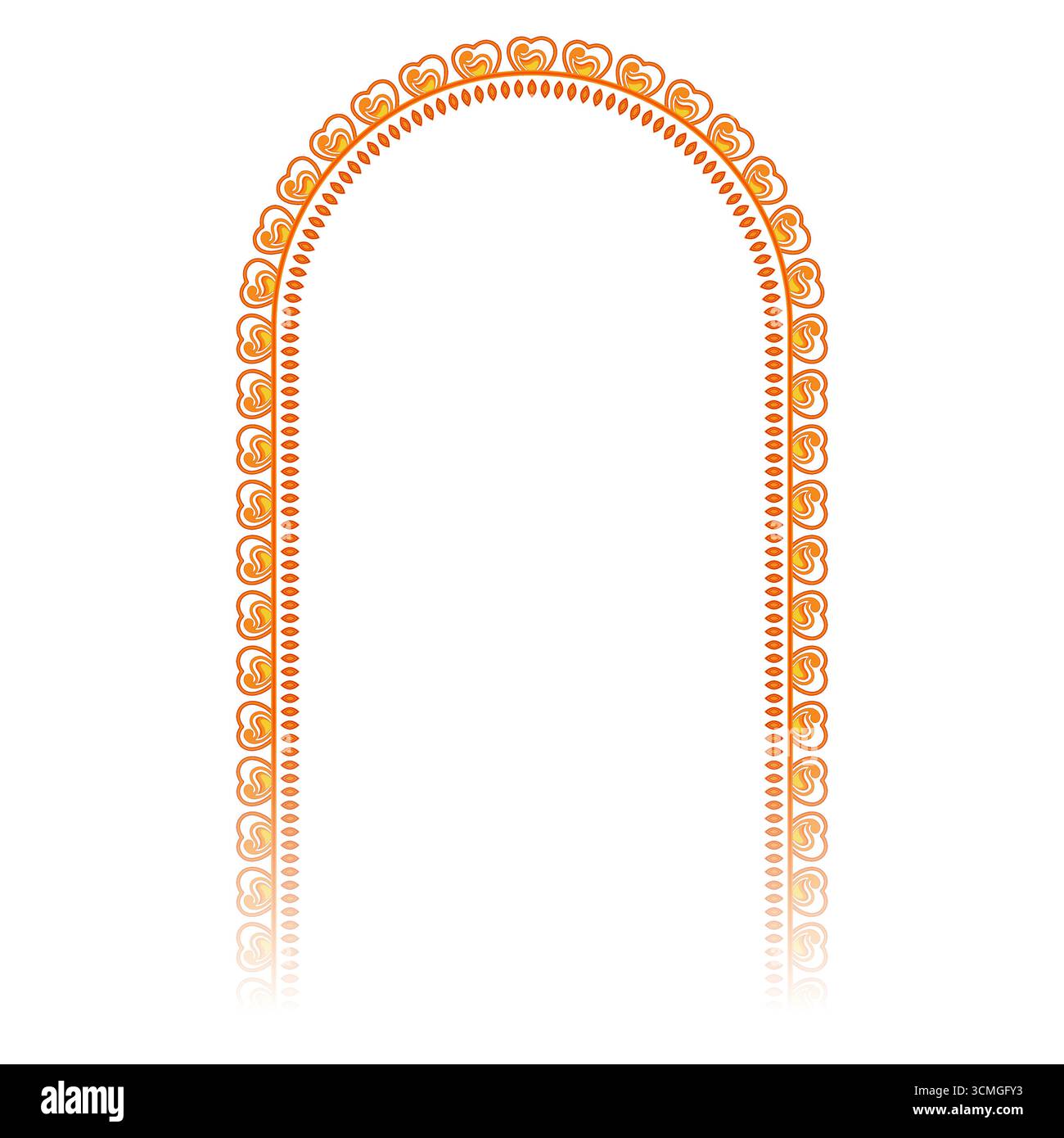 cadre, arche. Frontière de Durga Puja. activé. Durga Puja arrière-plan. Et. Conception de cadre Durga Puja Illustration de Vecteur