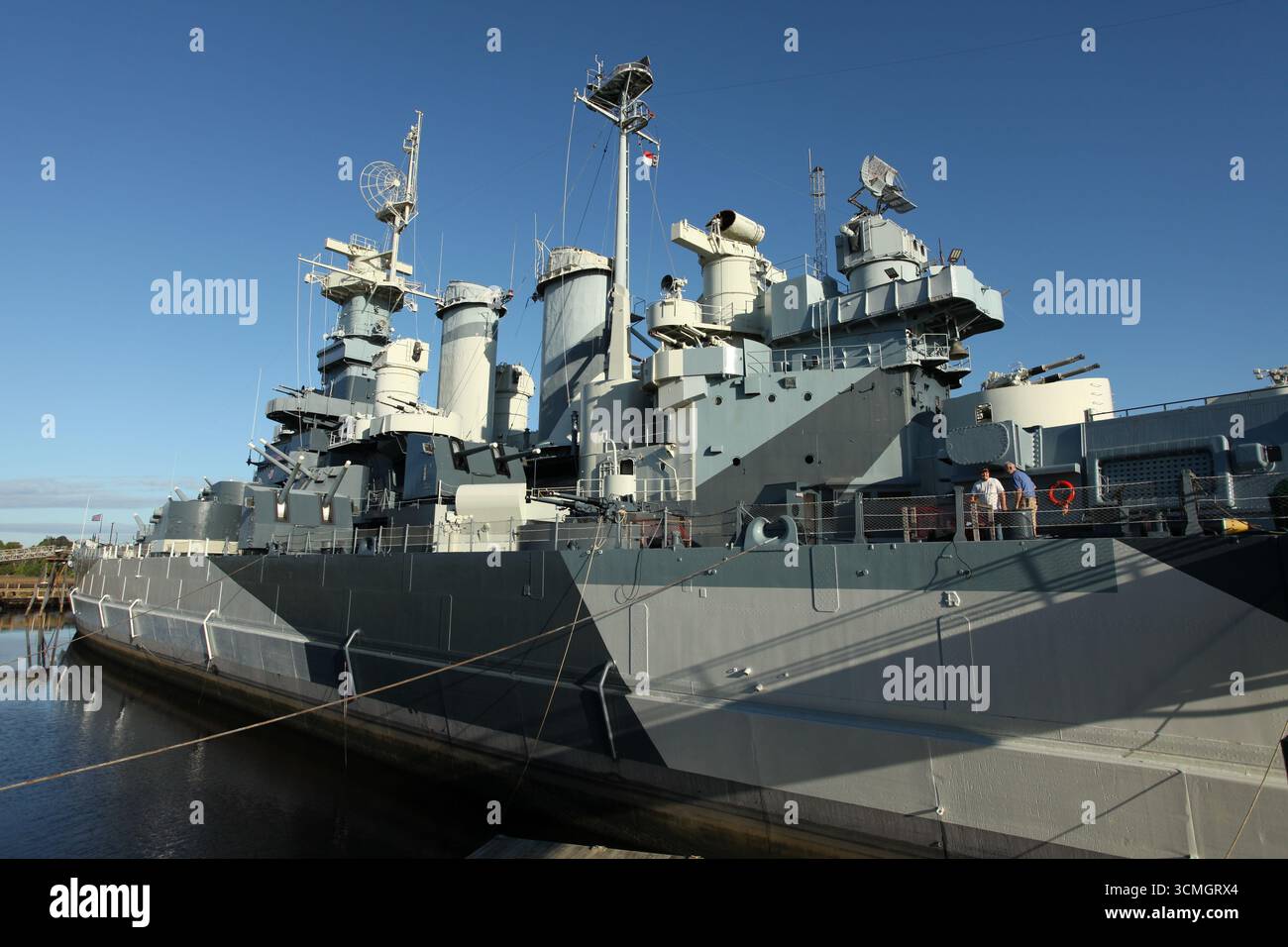 USS North Carolina (BB-55) Banque D'Images