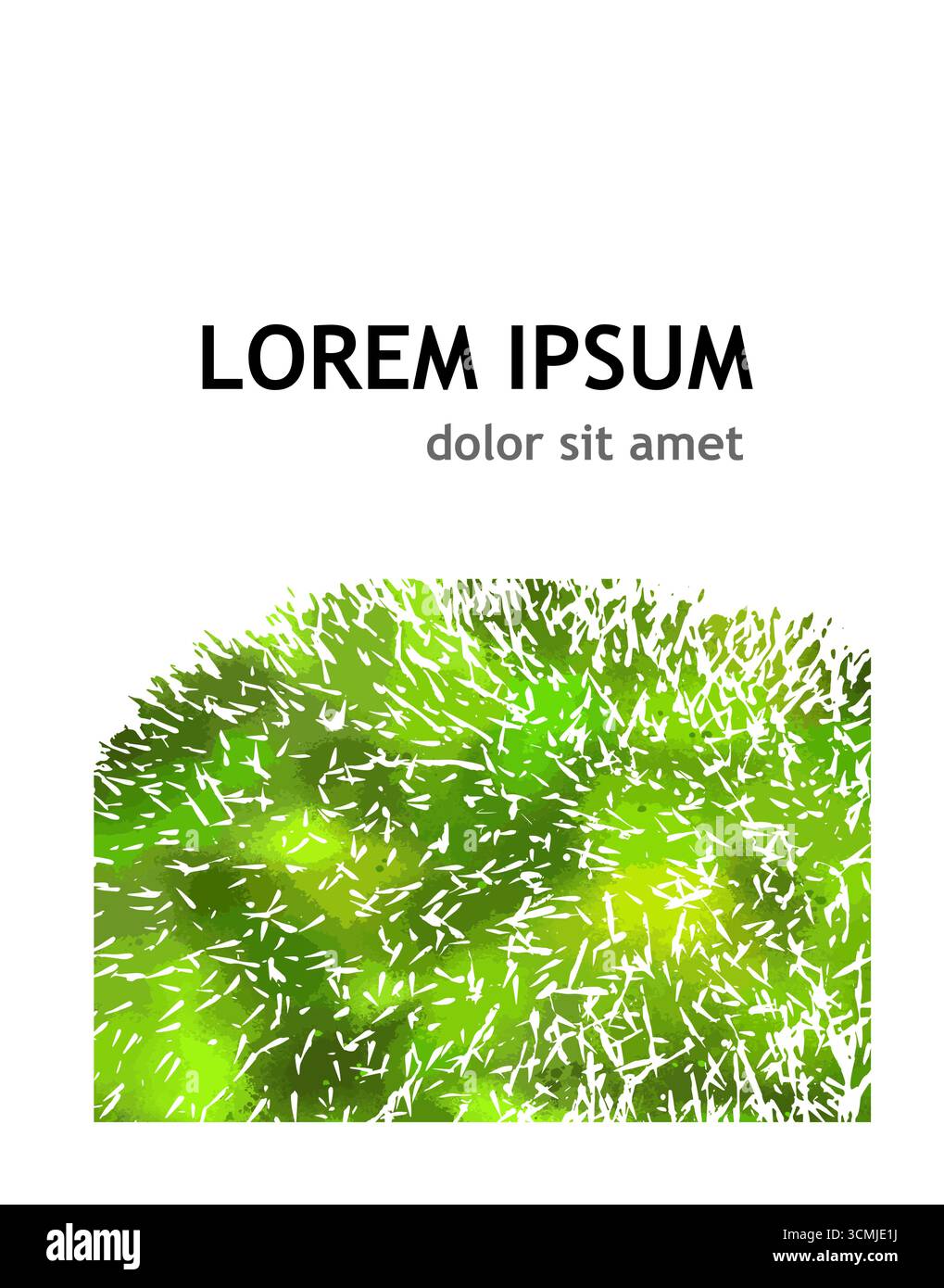 Texture de fond herbe verte, dessin à la main. Pas IA. Illustration vectorielle Illustration de Vecteur