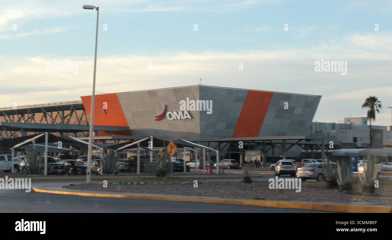 Monterrey, Nuevo Leon, Mexique - 27 juillet 2025 : Monterrey General Mariano Escobedo International Airport MTY, le principal aéroport de Nuevo Leon Banque D'Images