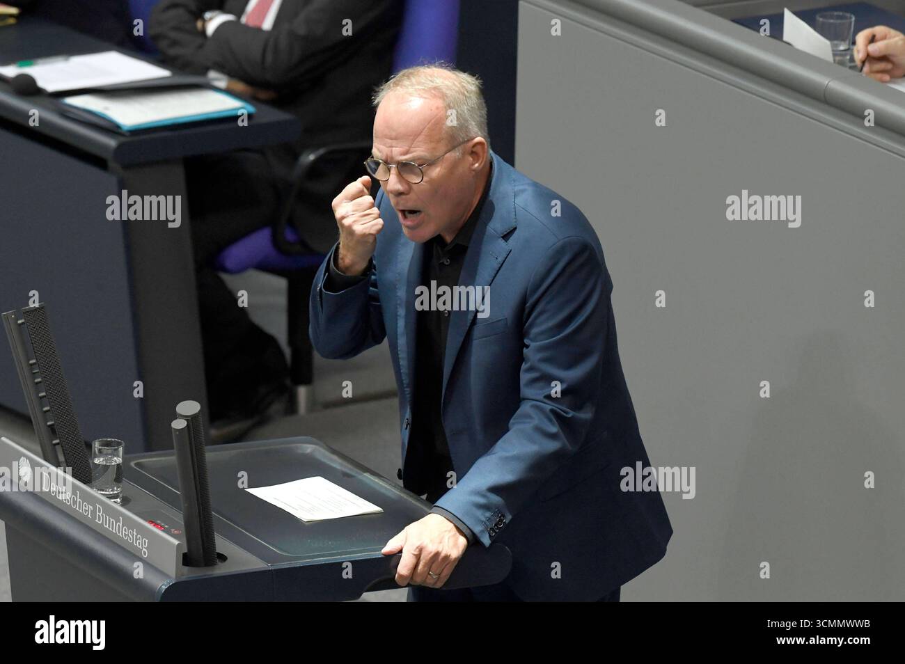 Matthias Miersch dans der 24. Sitzung des 21. Deutschen Bundestages im Reichstagsgebäude. Berlin, 17.09.2025 *** Matthias Miersch à la 24e session du 21 Bundestag allemand dans le bâtiment du Reichstag Berlin, 17 09 2025 Foto :XF.xKernx/xFuturexImagex bundestagssitzung24 5954 Banque D'Images